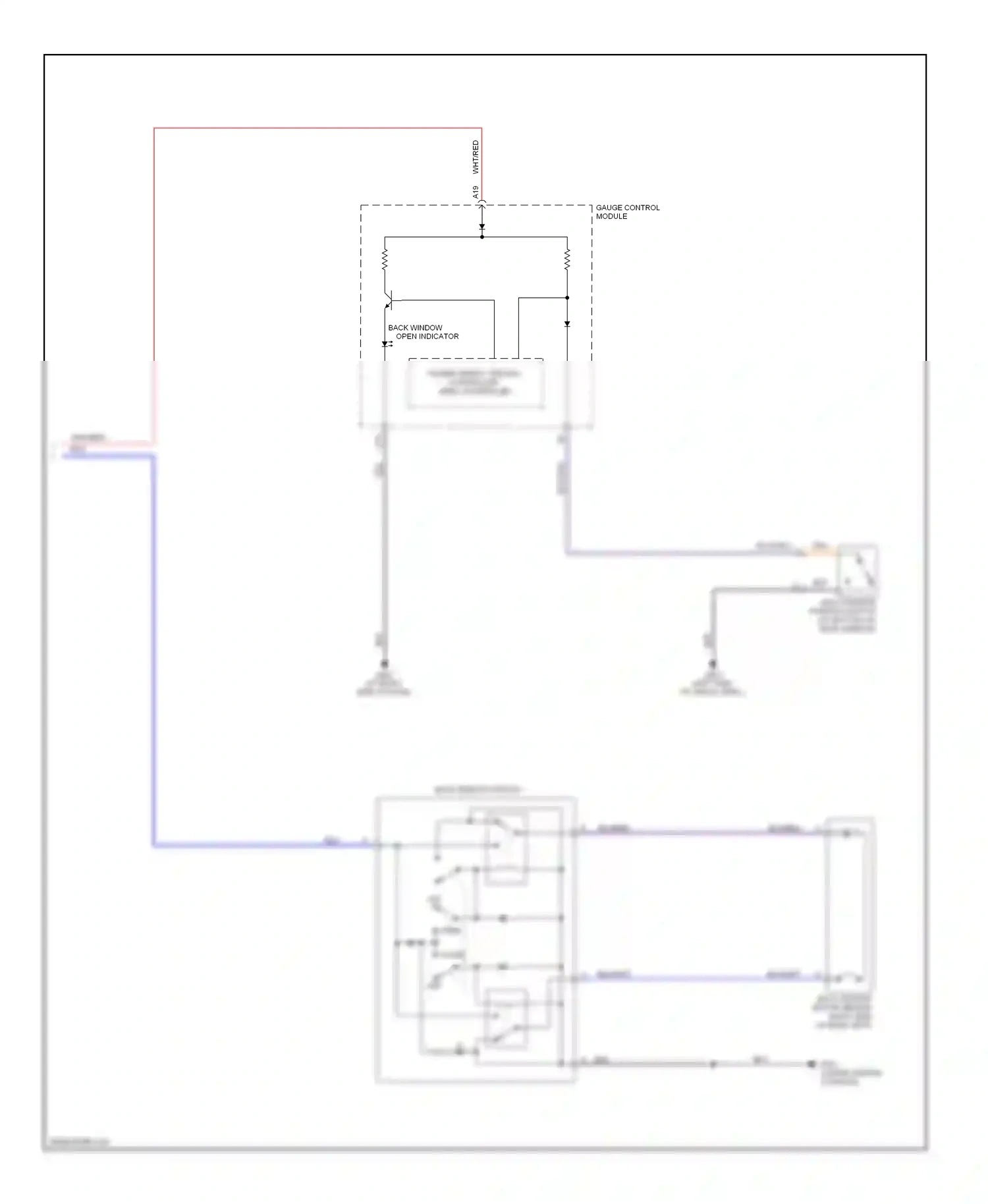Honda Ridgeline I (2004-2009) gauge control module wiring diagram  (19 of 22)