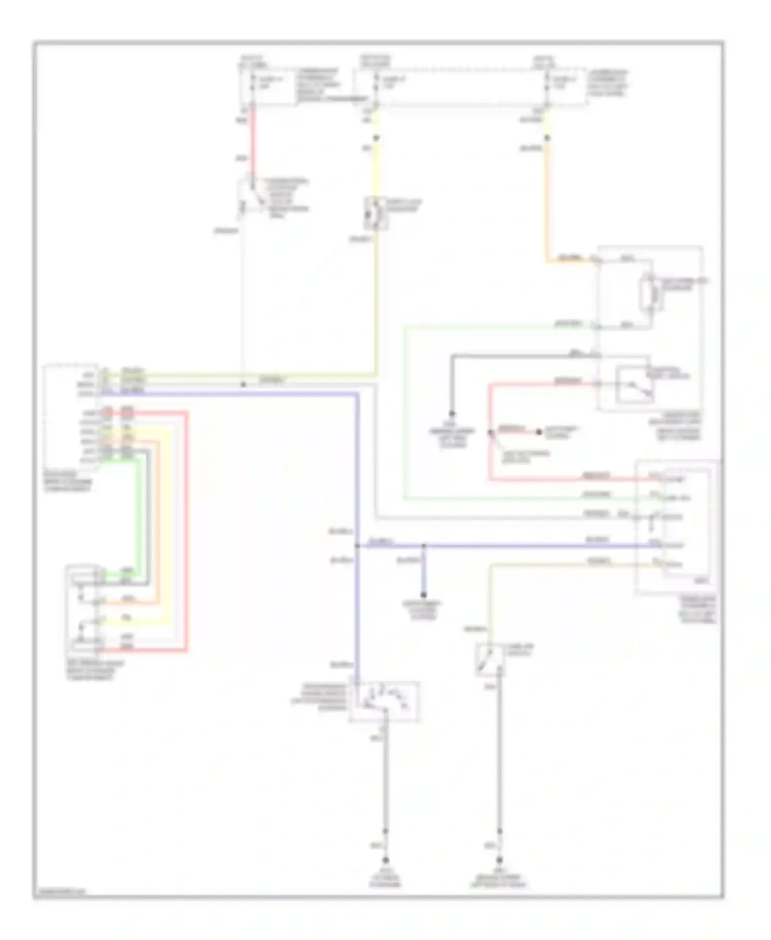 Wiring diagram key interlock solenoid for Honda Ridgeline I (2004-2009) (1 of 1)