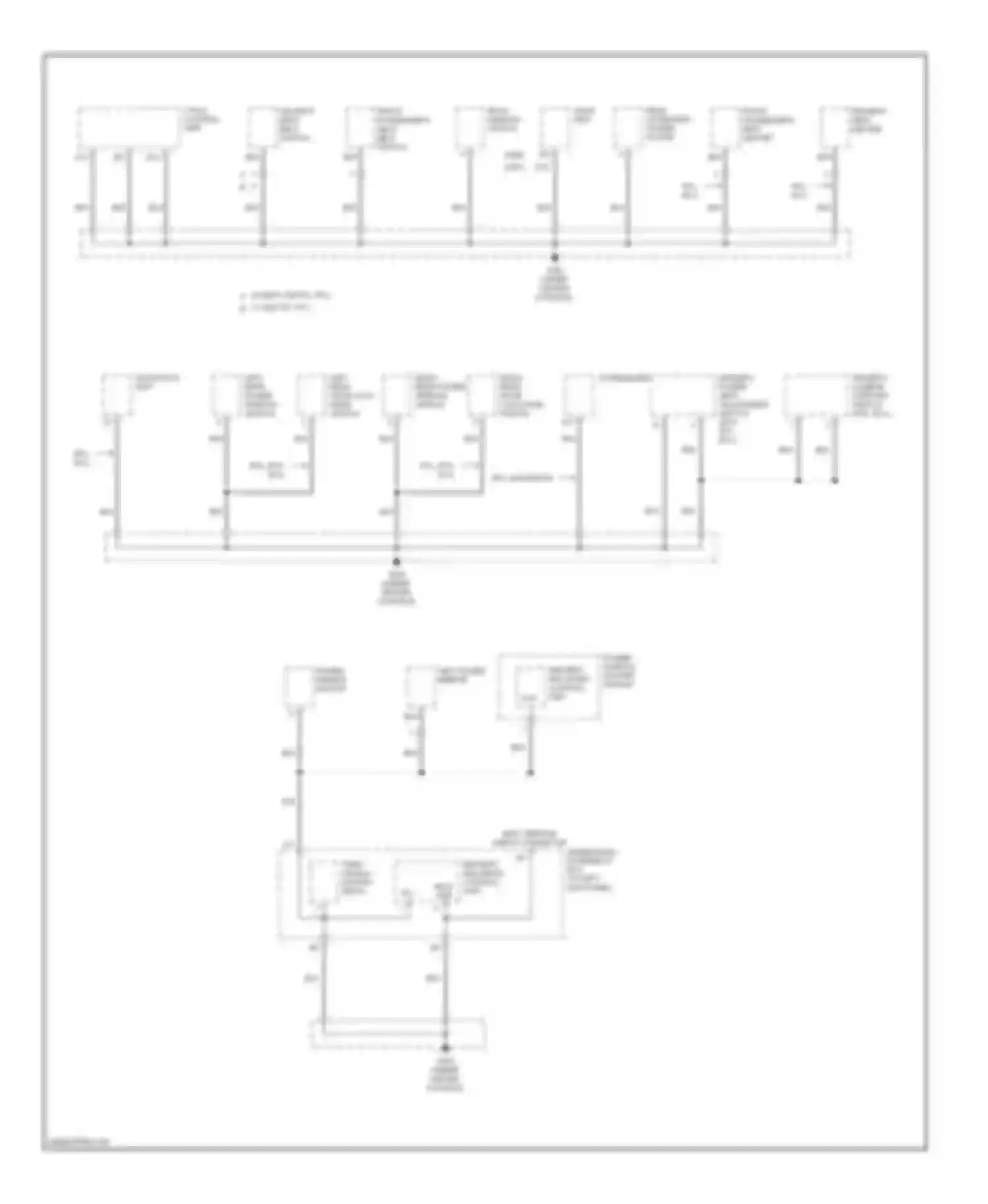 Wiring diagram left rear power window switch for Honda Ridgeline I (2004-2009) (1 of 3)