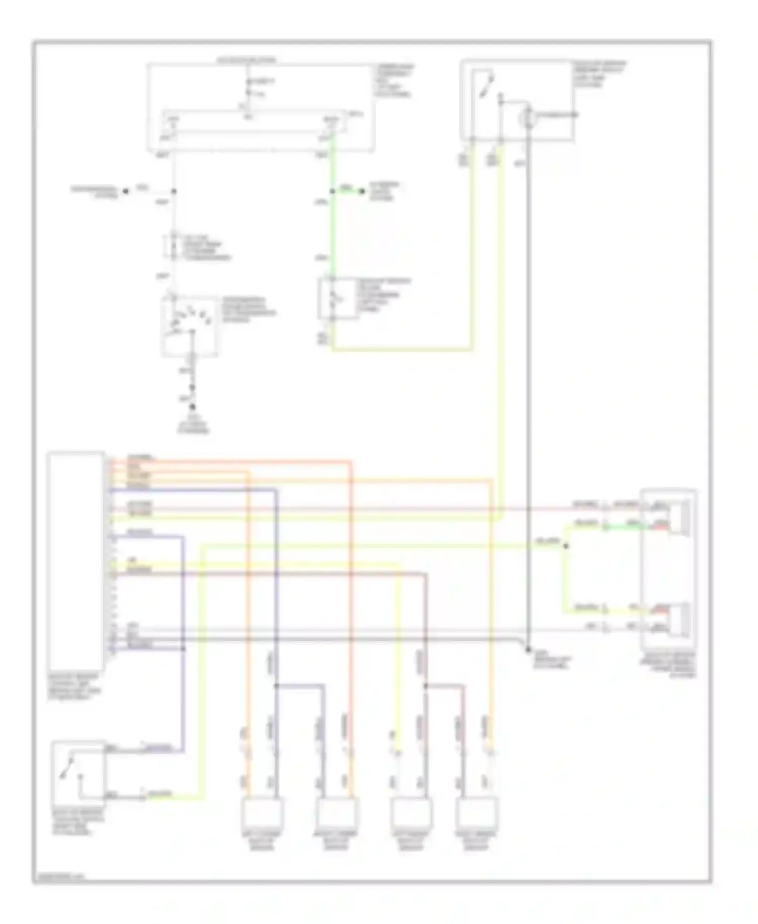 Wiring diagram on indicator for Honda Ridgeline I (2004-2009) (2 of 2)