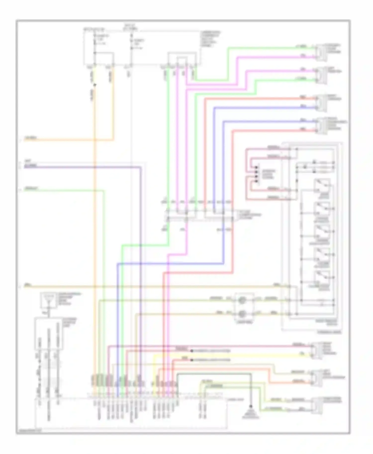 Wiring diagram remote ctrl- for Honda Ridgeline I (2004-2009) (1 of 3)