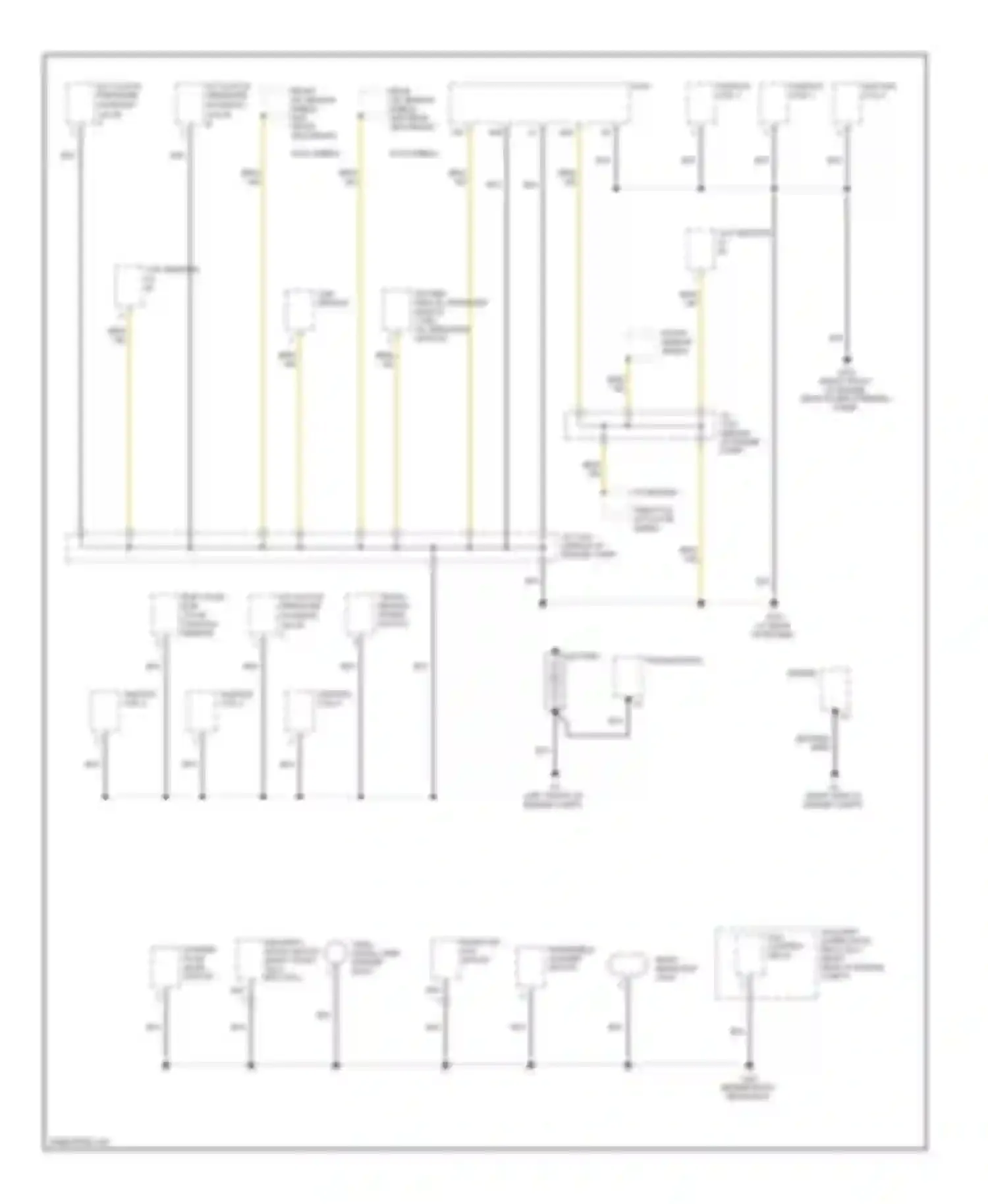 Ridgeline Honda I (2005-2009): Ground distribution circuit (1 of 5)