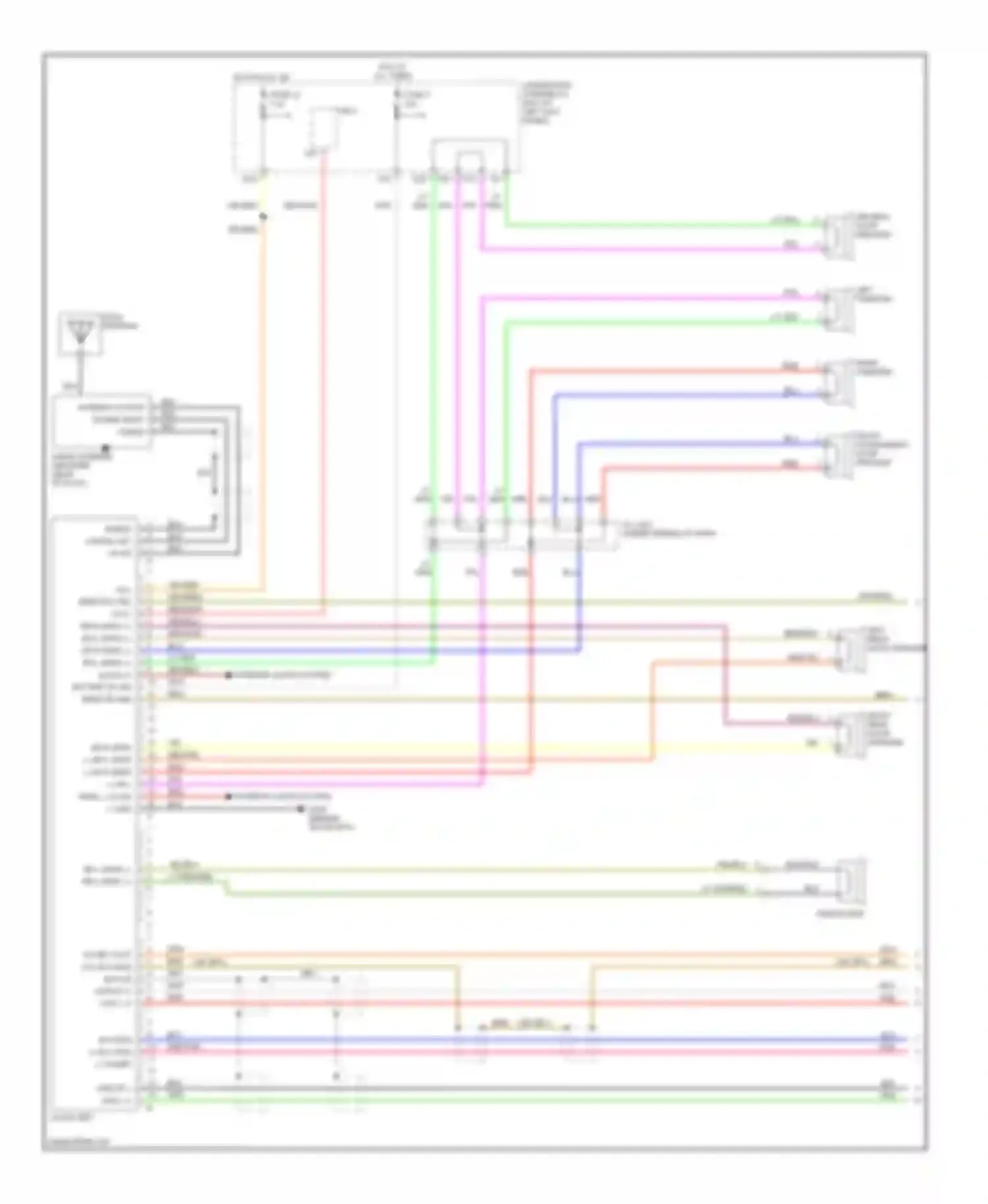 Ridgeline Honda I (2005-2009): Radio circuit, rtl without navigation (1 of 2)