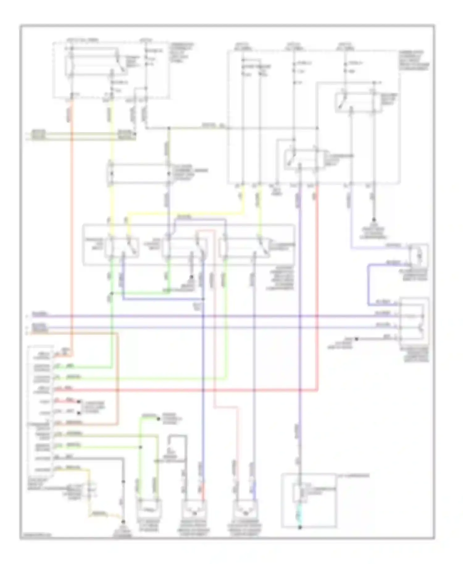 Wiring diagram sensor input for Honda Ridgeline I (2005-2009)