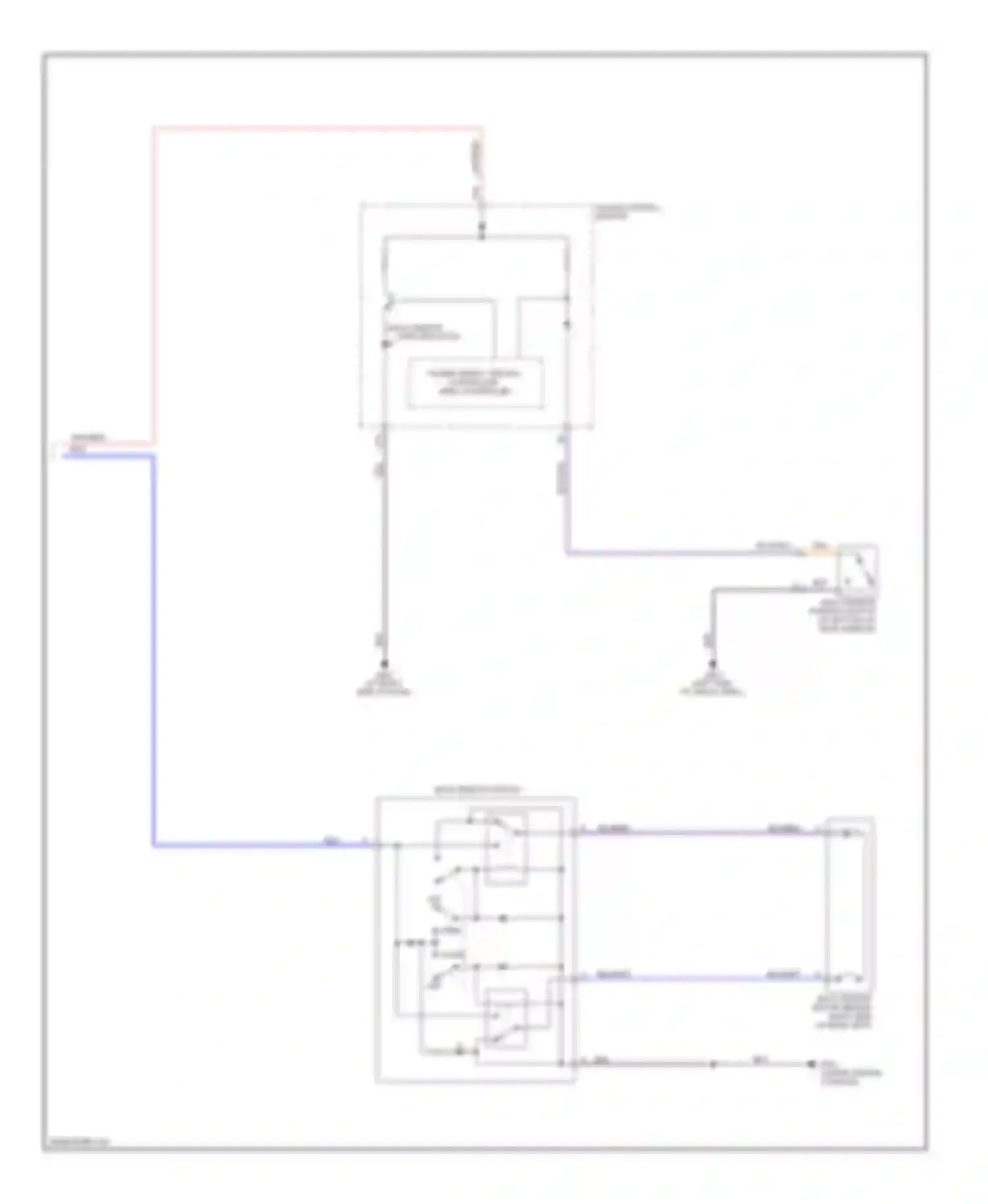 Wiring diagram back window open indicator for Honda Ridgeline I (2005-2009)