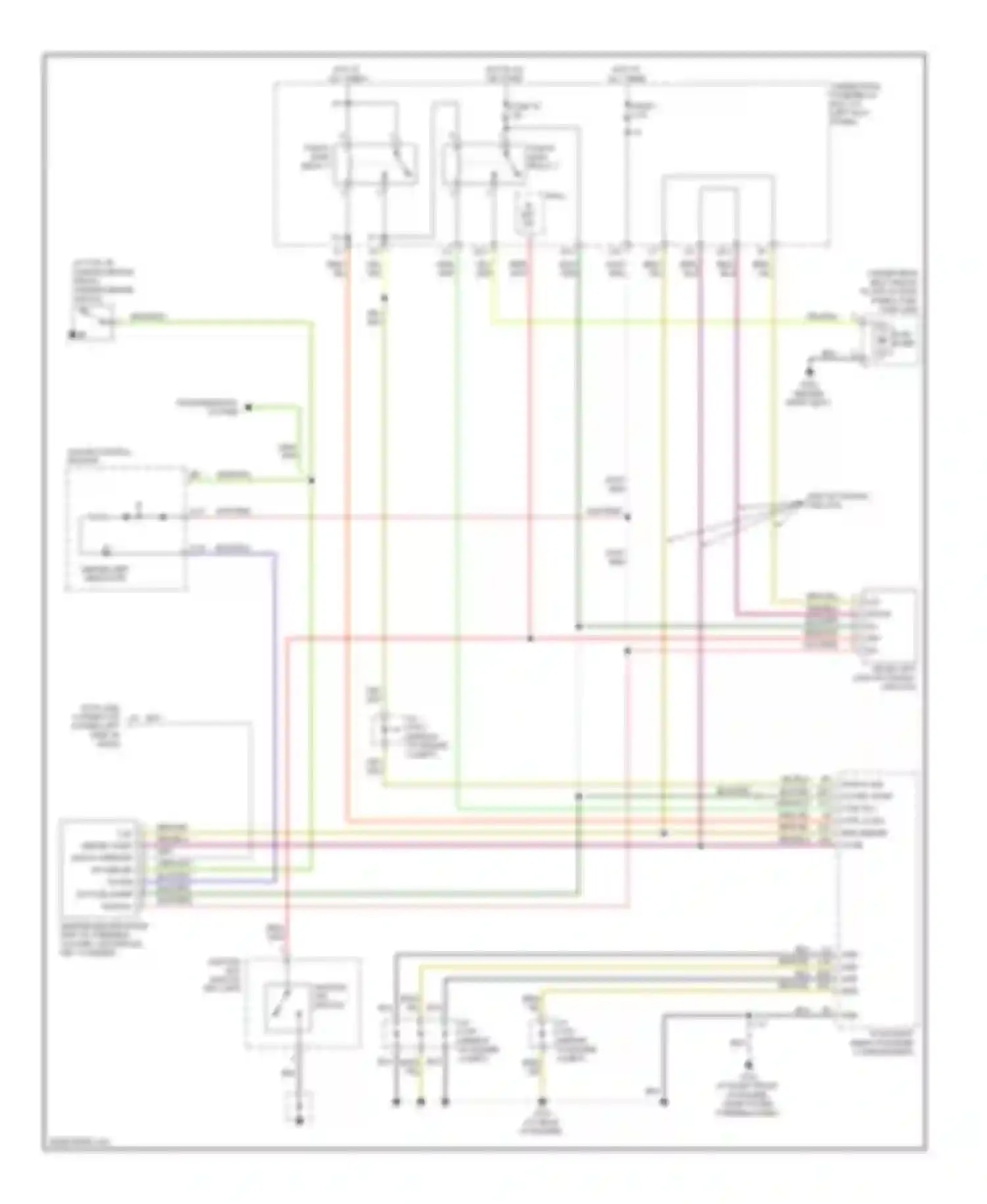 Wiring diagram gauge control module for Honda Ridgeline I (2005-2009)