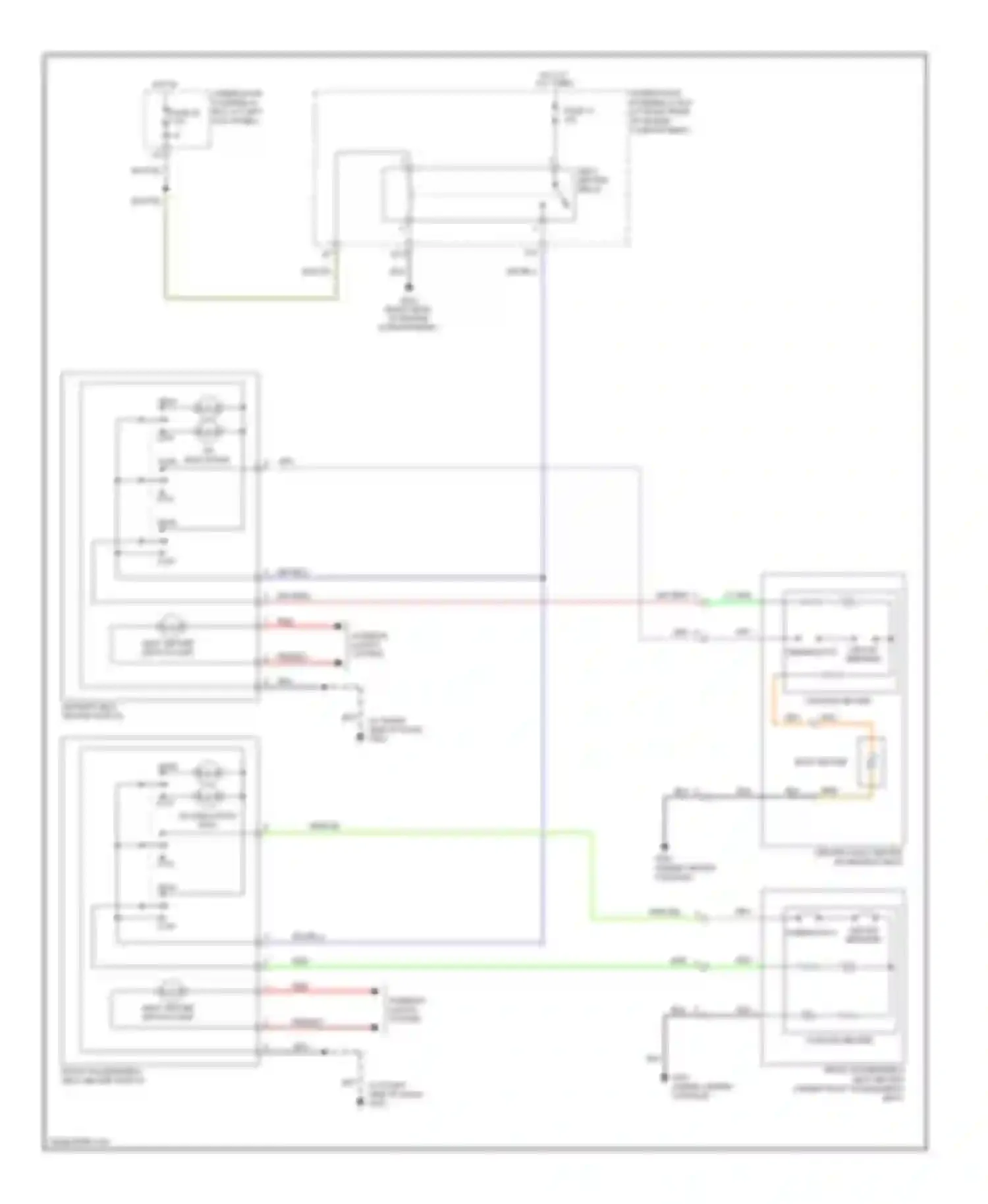 Wiring diagram low on indicators high for Honda Ridgeline I (2005-2009)