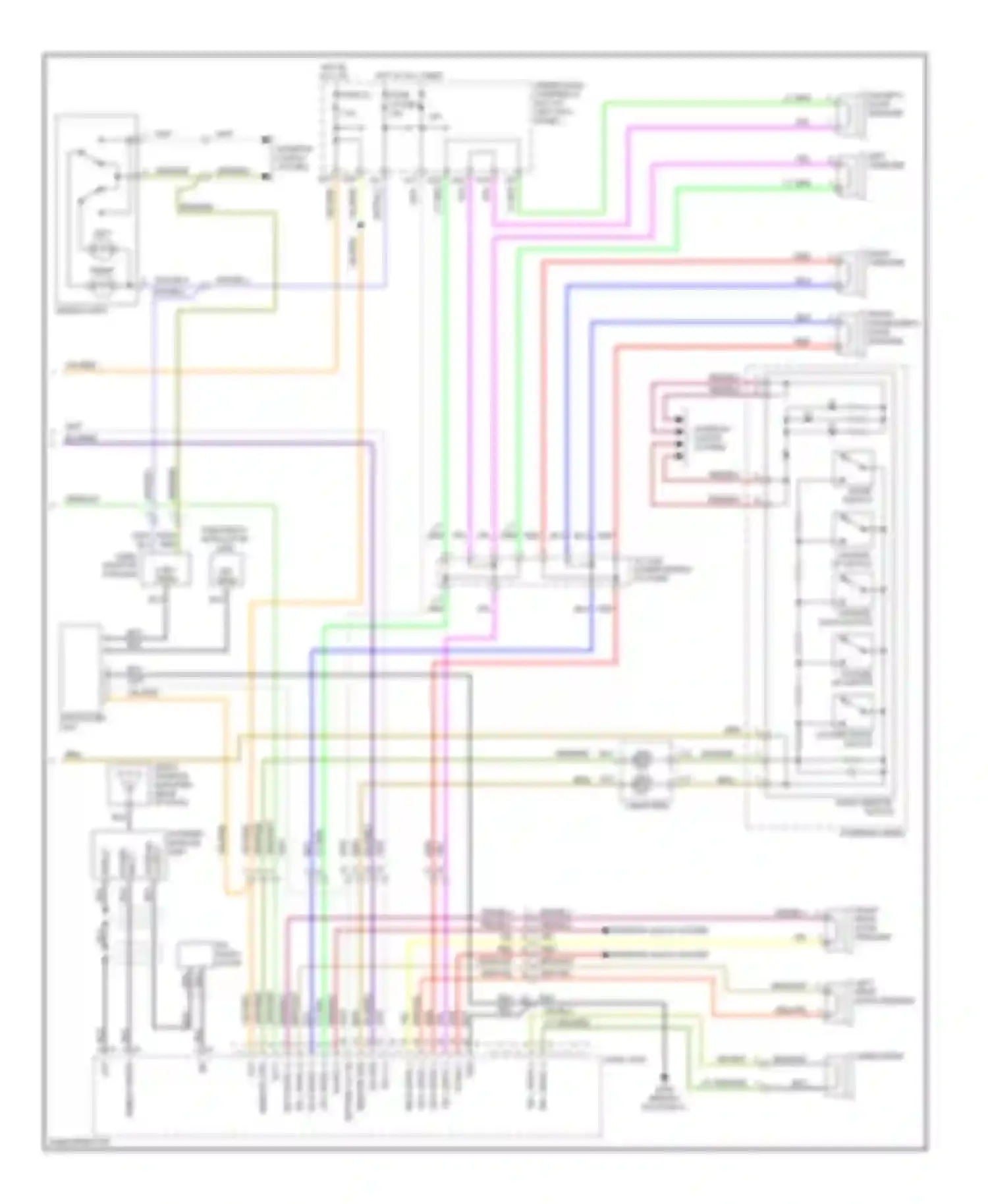 Wiring diagram power input for Honda Ridgeline I (2005-2009)