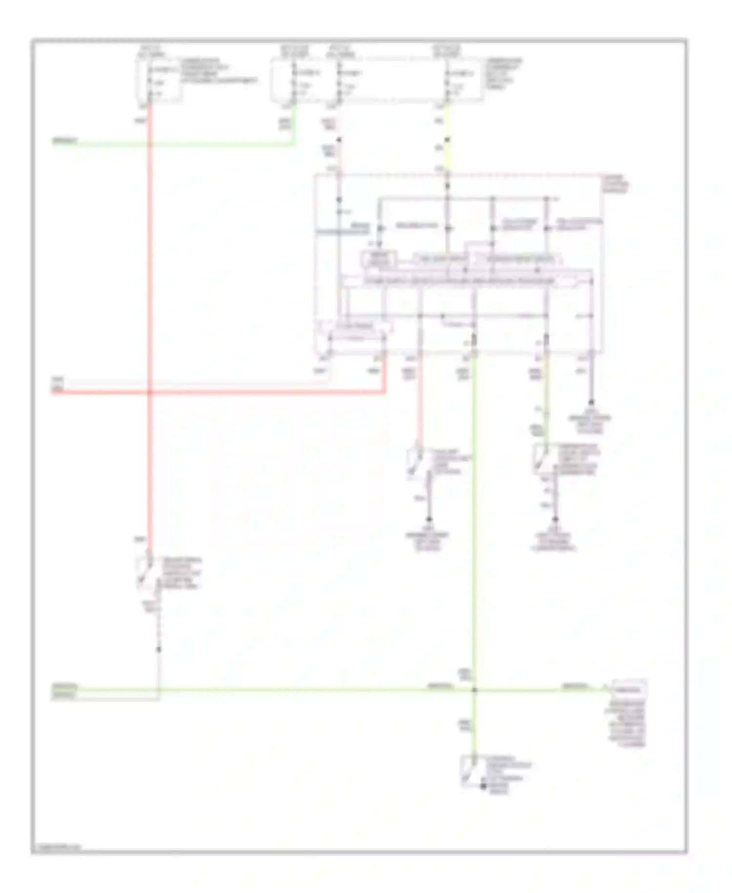 Wiring diagram gauge control module for Honda Ridgeline I (2005-2009)