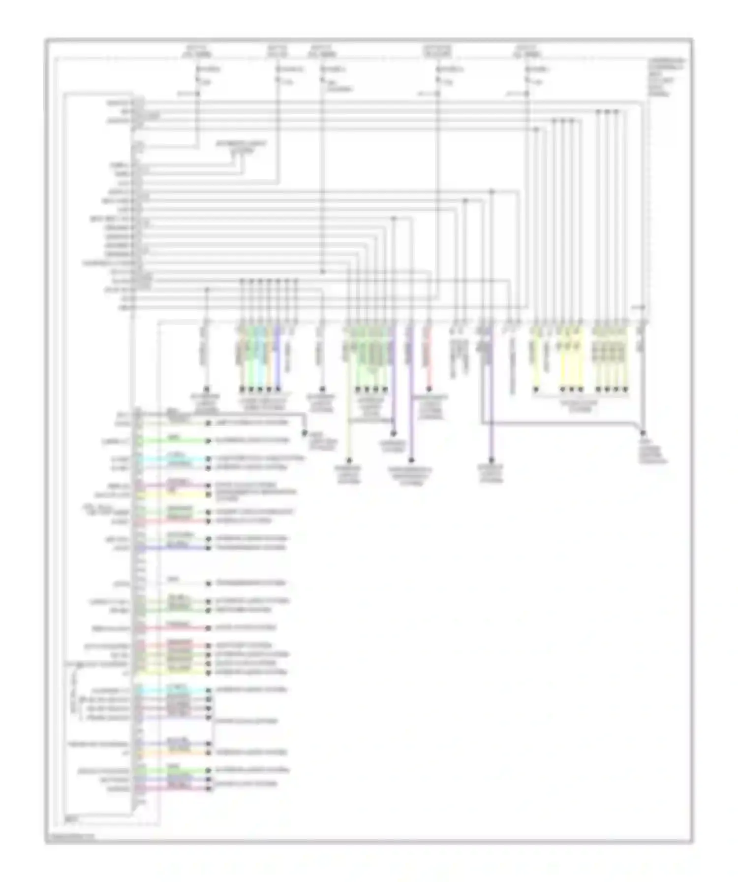 Wiring diagram computer data lines system for Honda Ridgeline I (2005-2009)