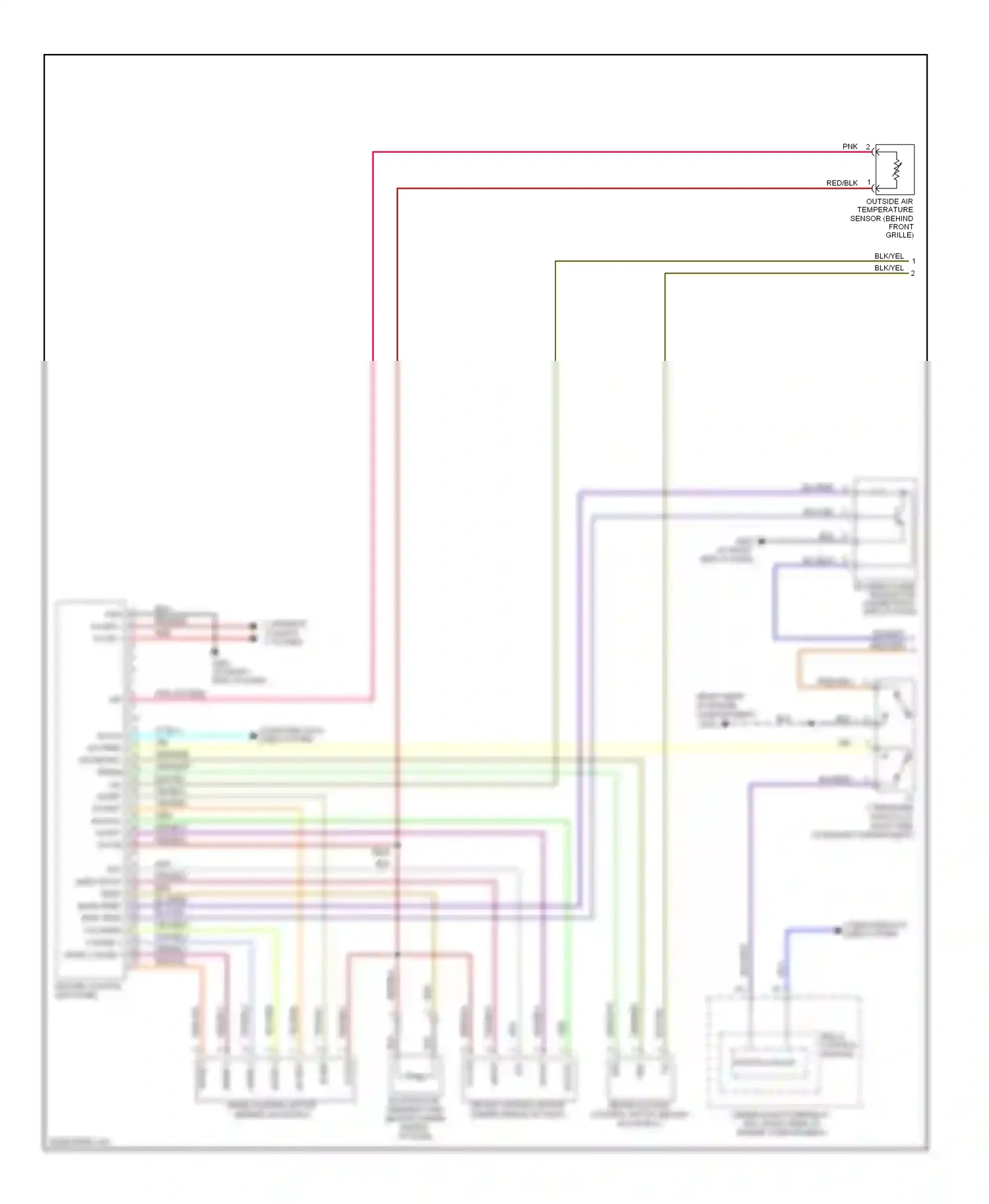 Wiring diagram mode 2 for Honda Ridgeline I (2005-2009) (2 of 2)
