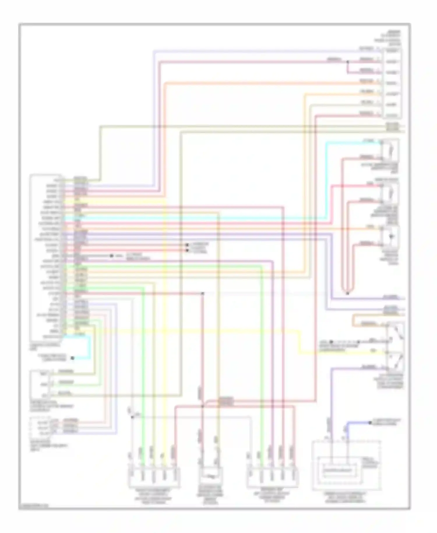 Wiring diagram computer data lines system for Honda Ridgeline I (2005-2009)