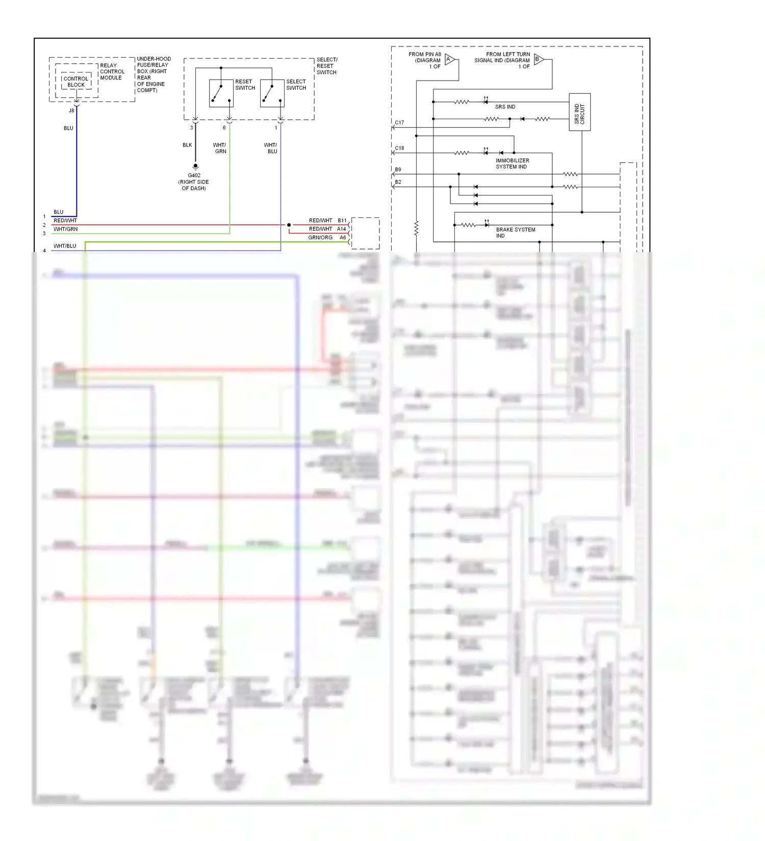 Wiring diagram vsa system ind for Honda Ridgeline I (2005-2009) (1 of 1)