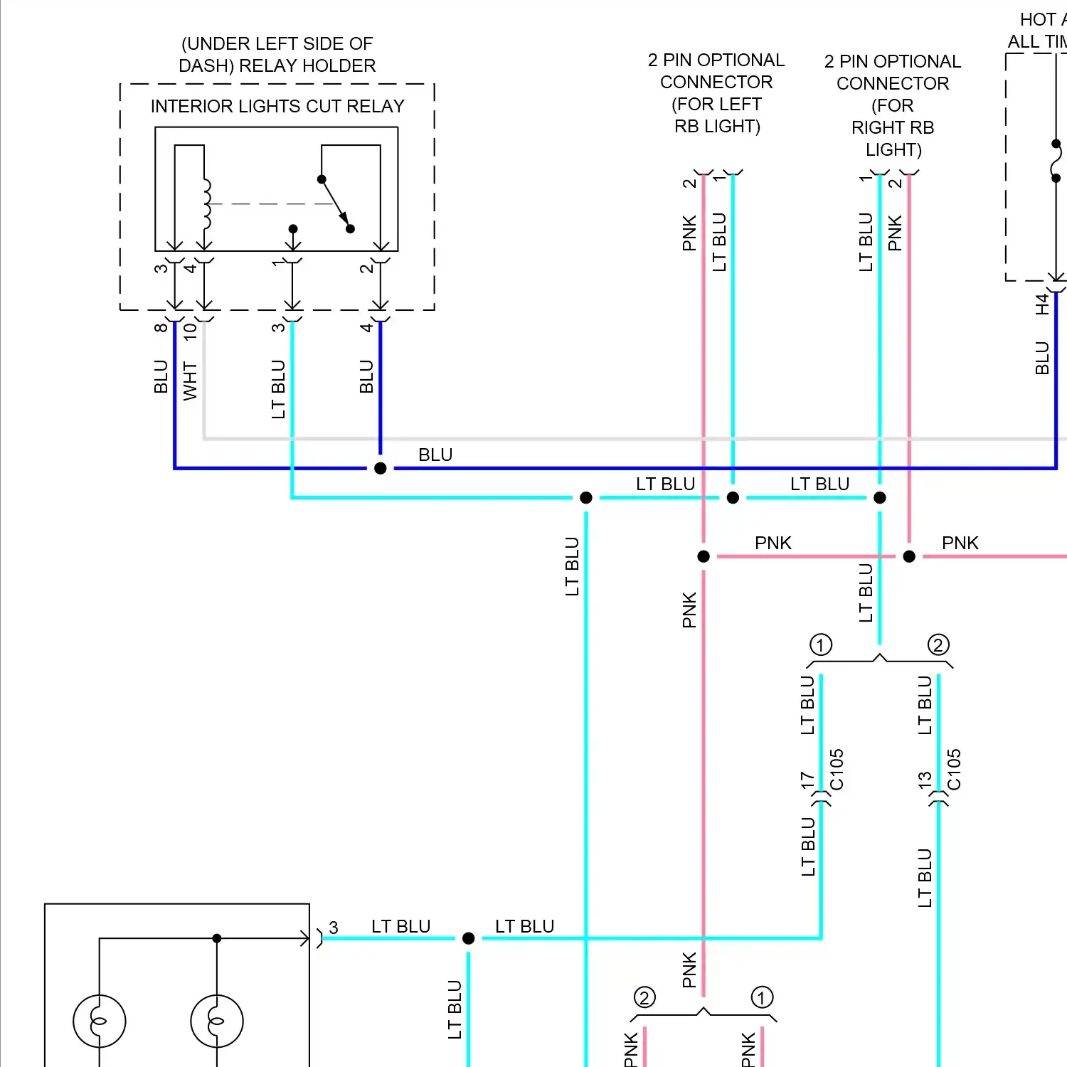 demo - Courtesy lamps circuit (1 of 3) Courtesy lamps circuit (1 of 3)