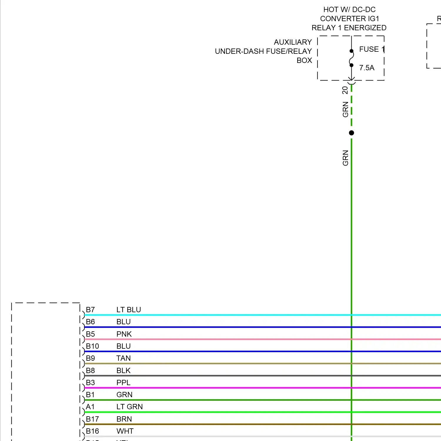 demo - Front heated seats circuit, w/ ventilation (1 of 2) Front heated seats circuit, w/ ventilation (1 of 2)