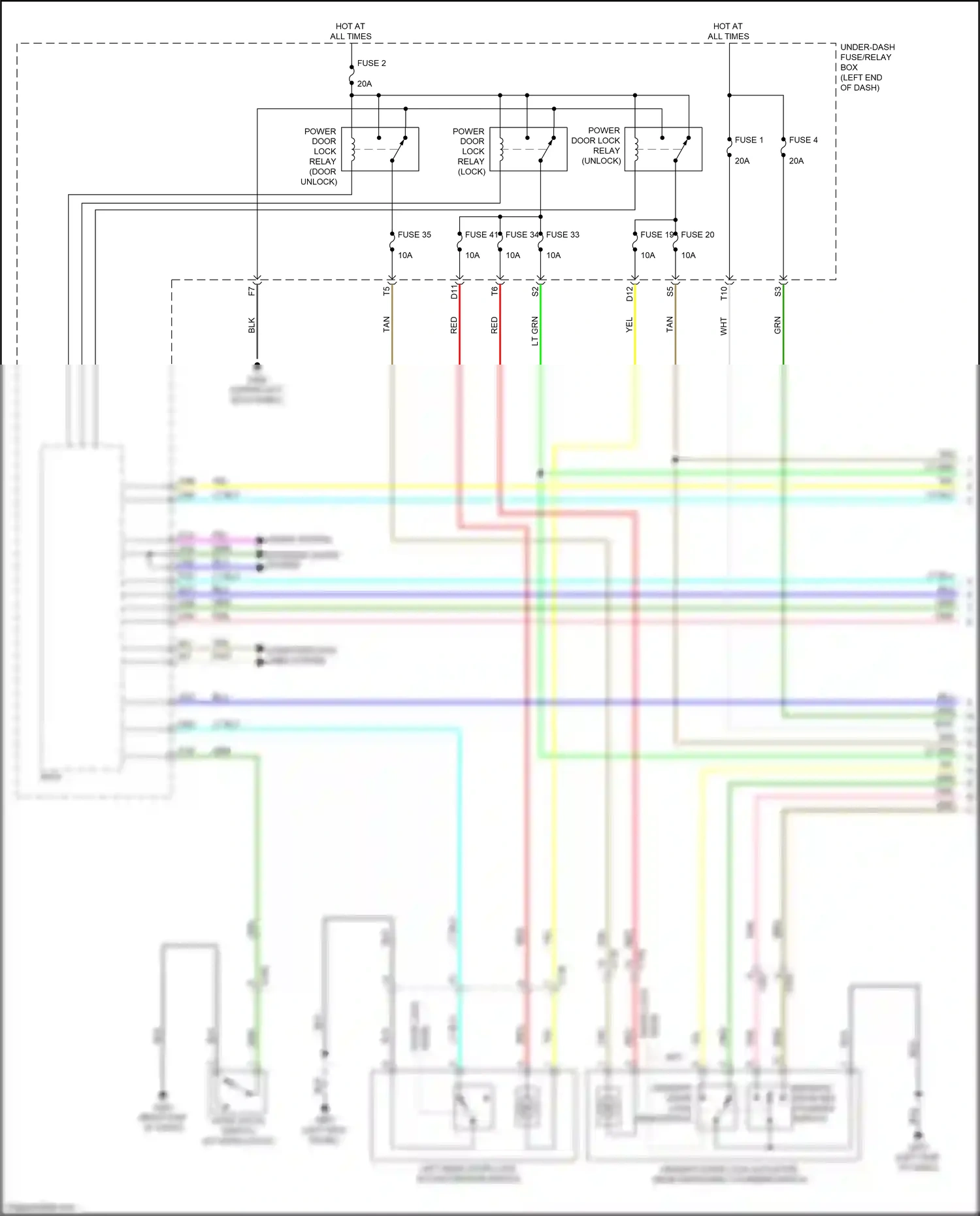 Wiring diagram computer data lines system for Honda Ridgeline II facelift (2021-2024) (52 of 70)