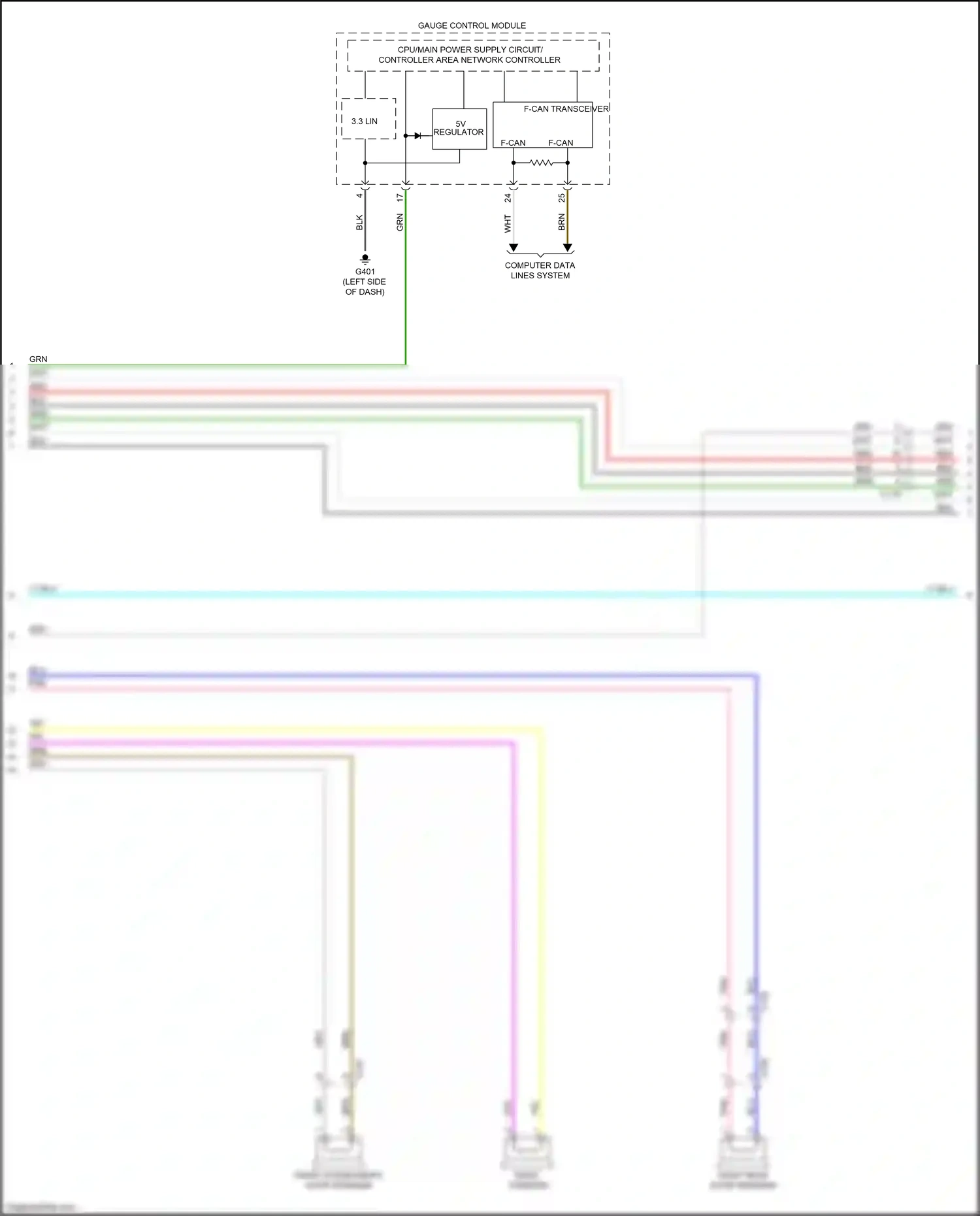 Wiring diagram computer data lines system for Honda Ridgeline II facelift (2021-2024) (18 of 70)