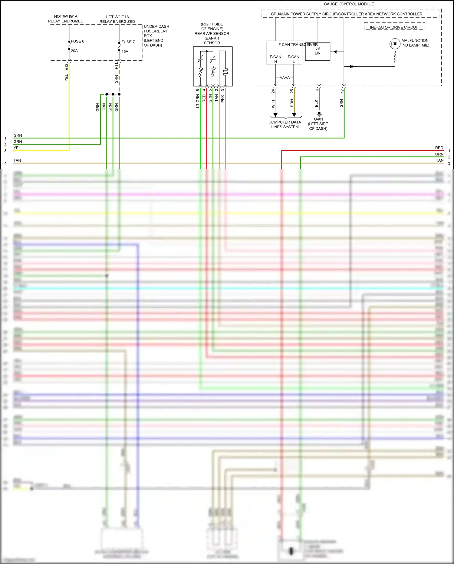Wiring diagram computer data lines system for Honda Ridgeline II facelift (2021-2024) (70 of 70)