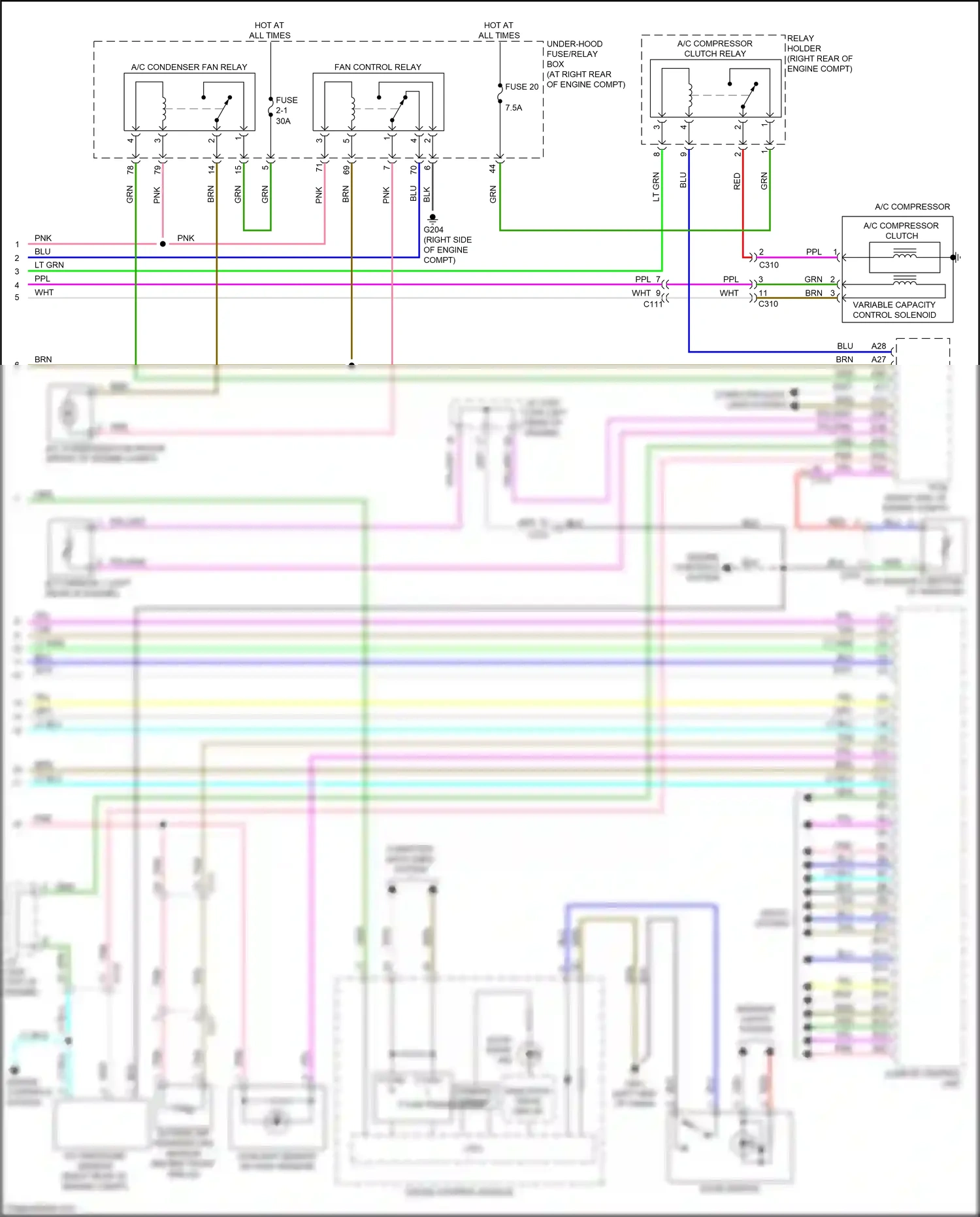 Wiring diagram computer data lines system for Honda Ridgeline II facelift (2021-2024) (62 of 70)