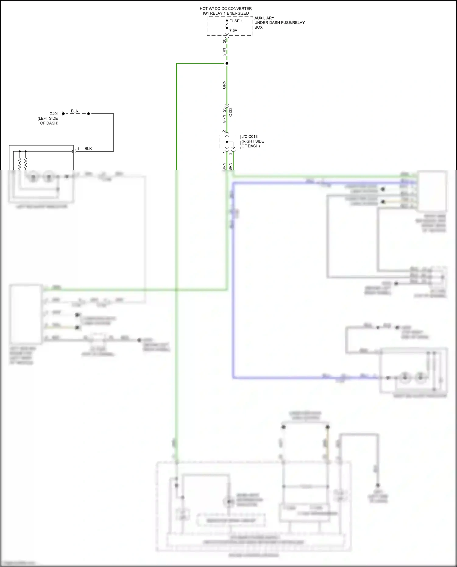 Wiring diagram computer data lines system for Honda Ridgeline II facelift (2021-2024) (34 of 70)