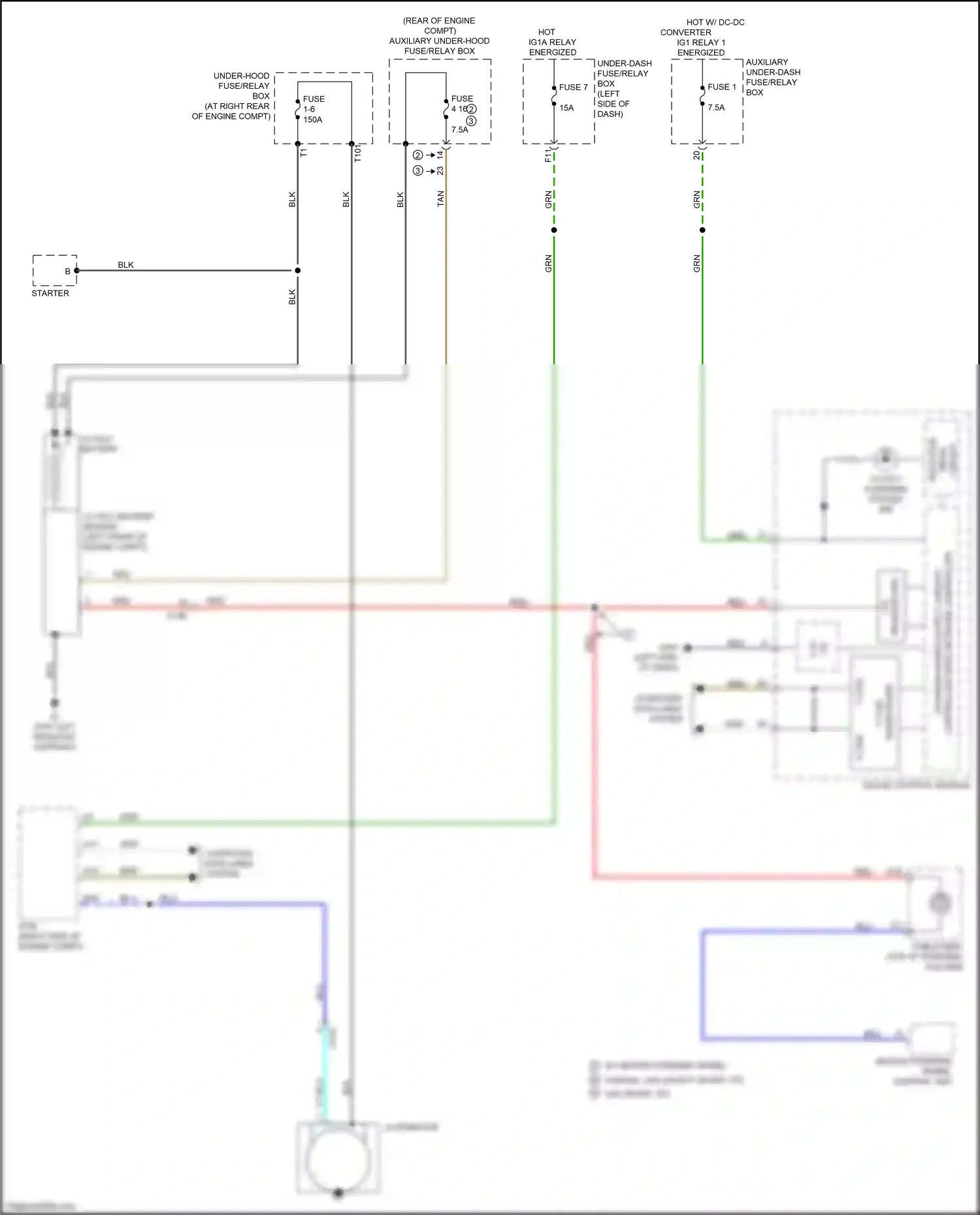 Wiring diagram controller area network controller for Honda Ridgeline II facelift (2021-2024) (1 of 4)