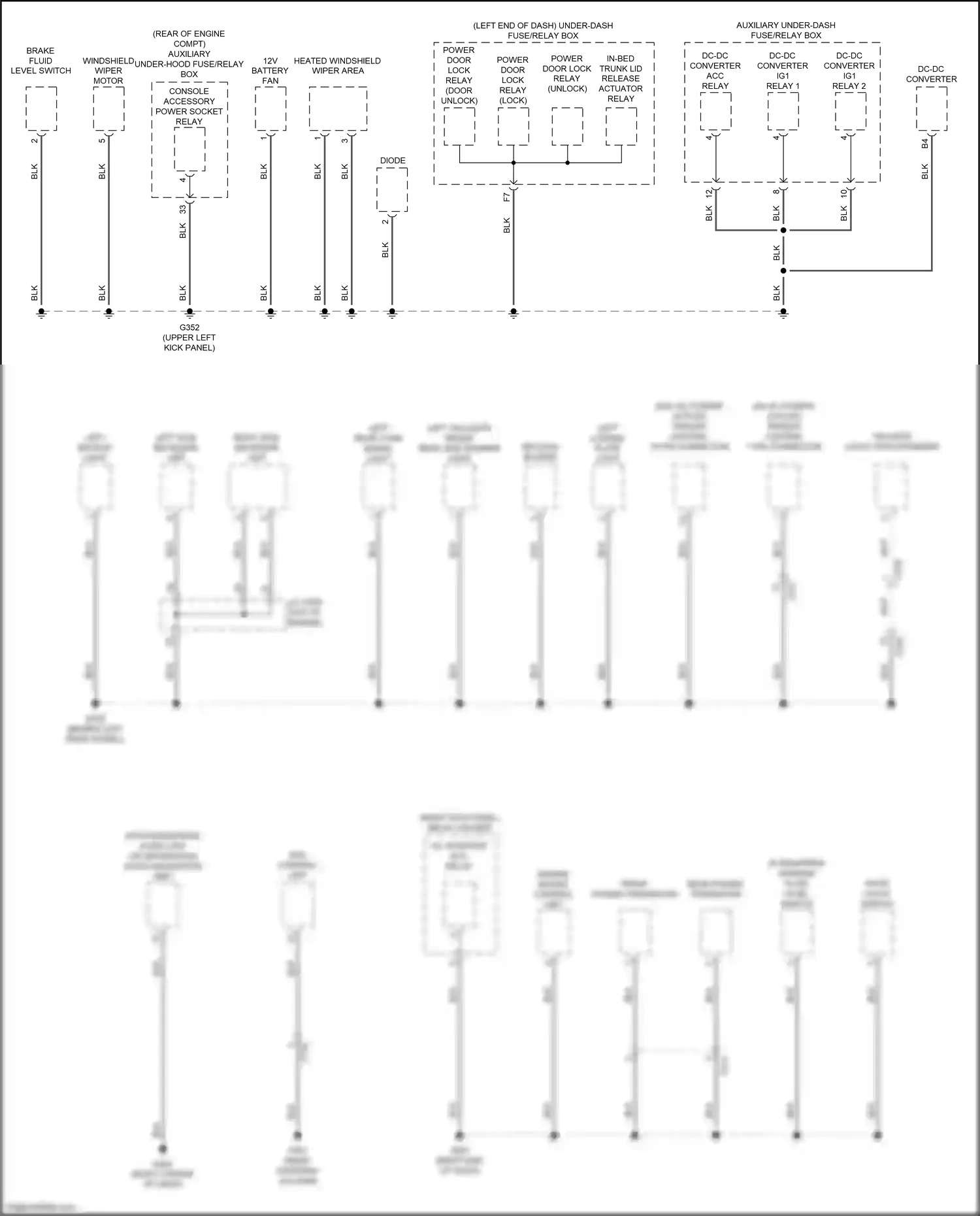 Wiring diagram eps control unit for Honda Ridgeline II facelift (2021-2024) (3 of 5)
