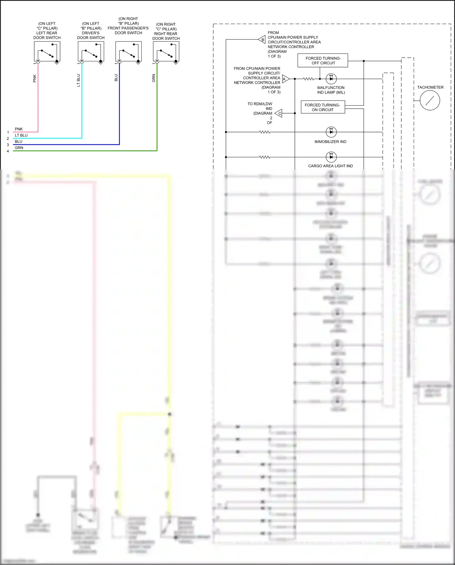 Wiring diagram keyless access system ind for Honda Ridgeline II facelift (2021-2024) (1 of 1)