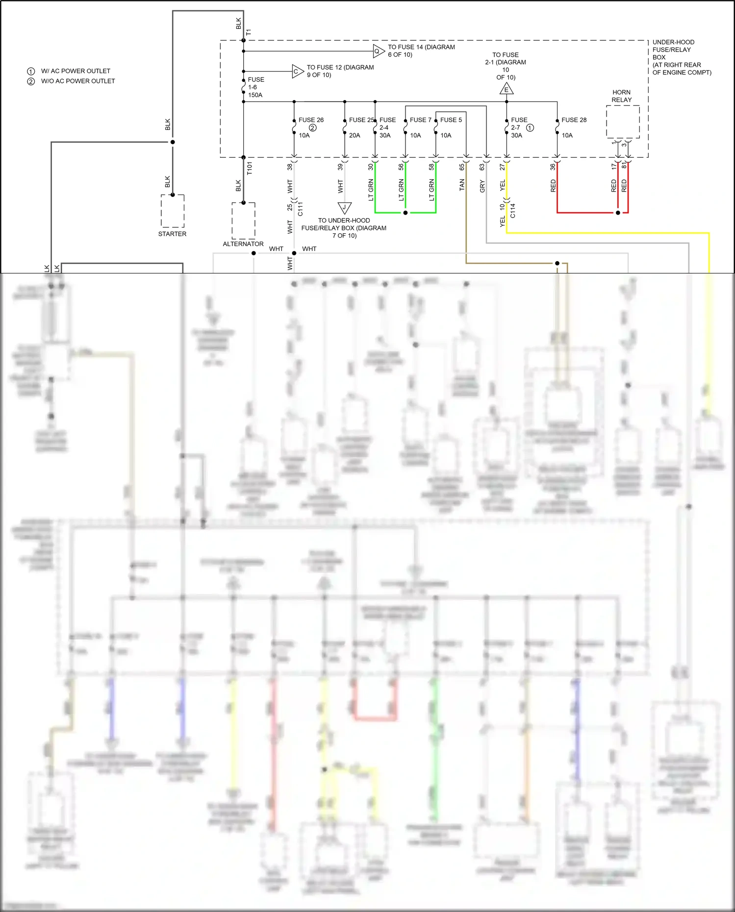 Wiring diagram multi-purpose camera for Honda Ridgeline II facelift (2021-2024) (1 of 1)
