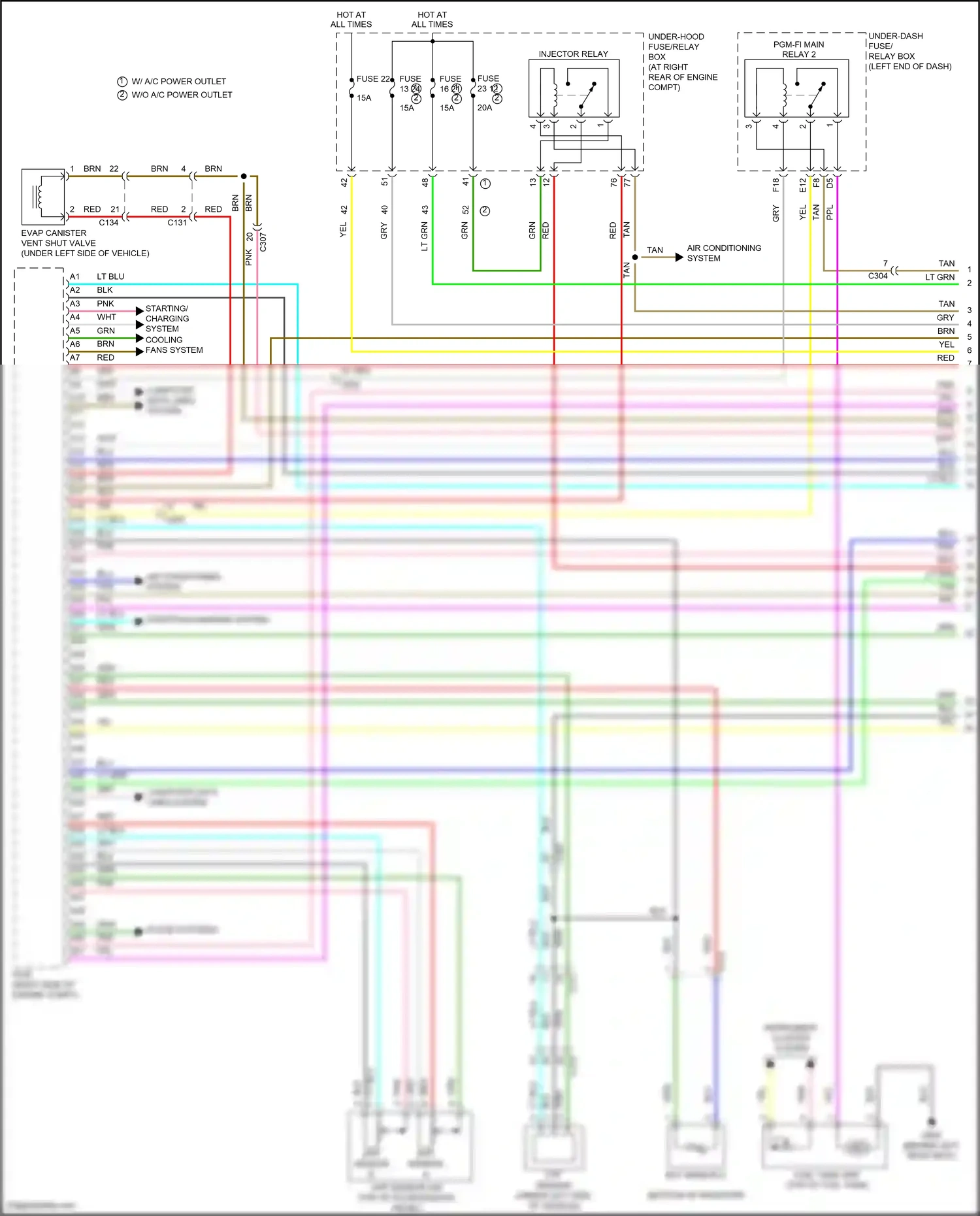 Honda Ridgeline II (2016-2021) app sensor b wiring diagram  (3 of 3)