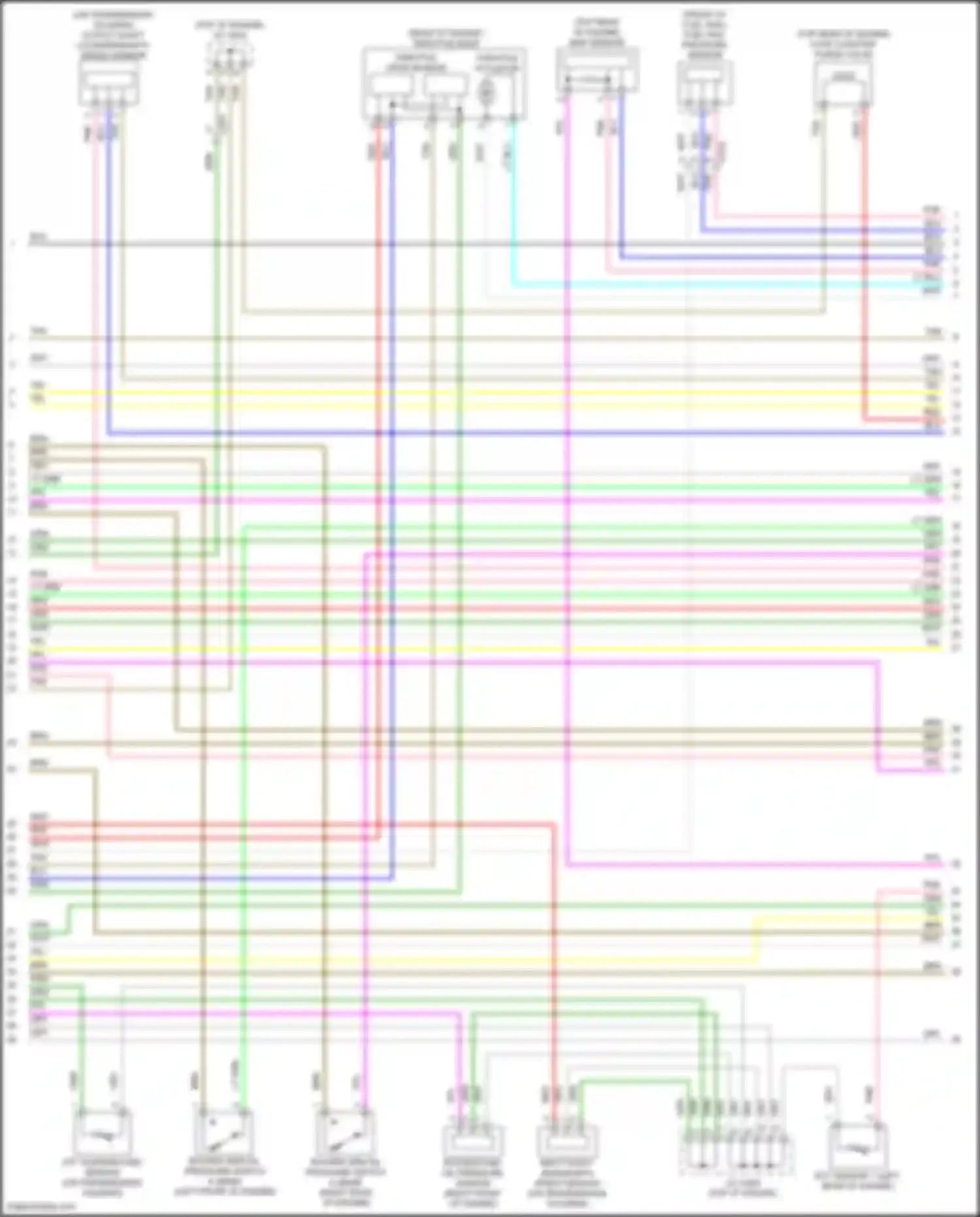 Wiring diagram atf temperature sensor for Honda Ridgeline II (2016-2021) (2 of 2)