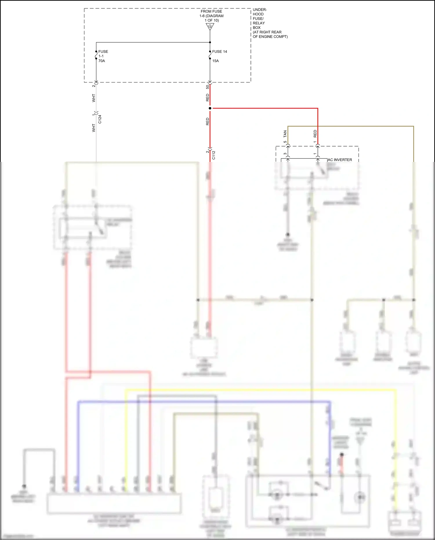 Honda Ridgeline II (2016-2021) audio- navigation unit wiring diagram  (8 of 14)