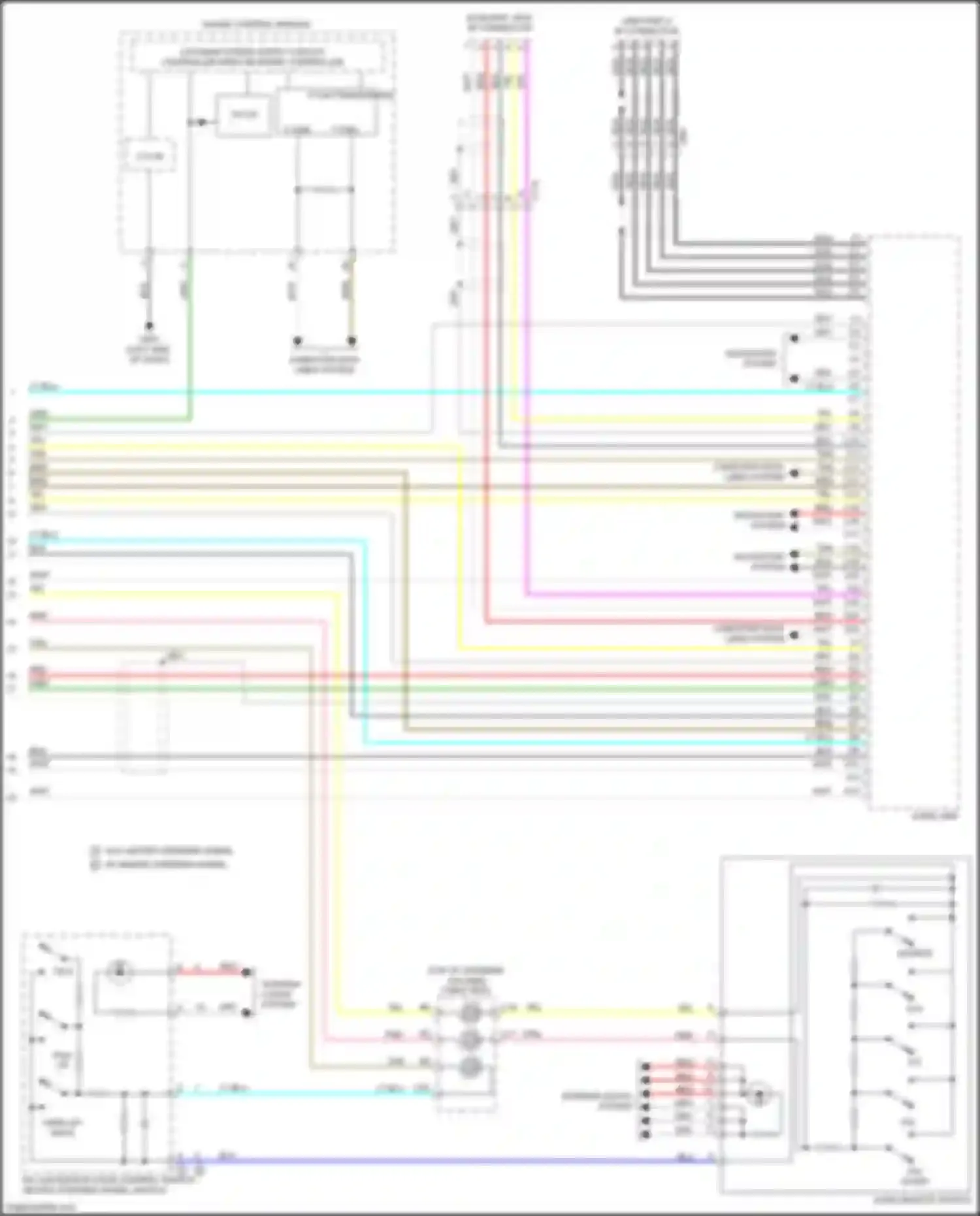 Wiring diagram audio unit for Honda Ridgeline II (2016-2021) (5 of 5)
