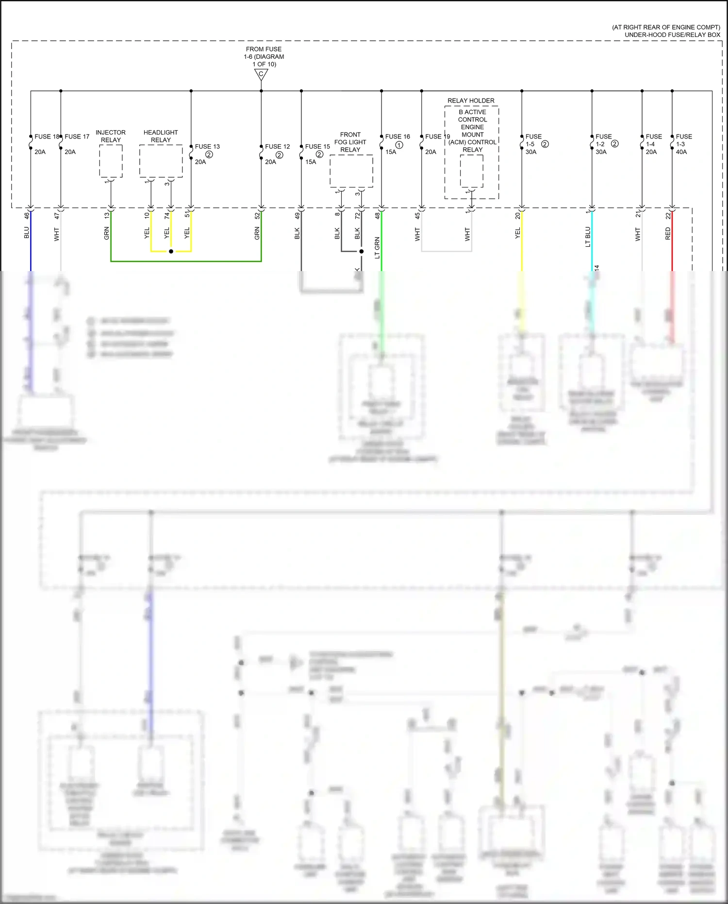 Honda Ridgeline II (2016-2021) automatic lighting control unit-sensor wiring diagram  (7 of 7)