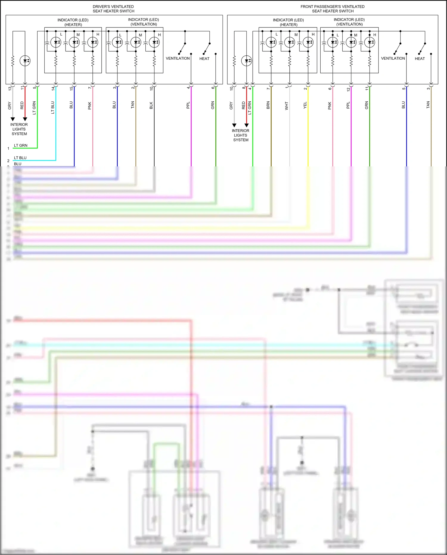 Honda Ridgeline II (2016-2021) blk wiring diagram  (105 of 137)