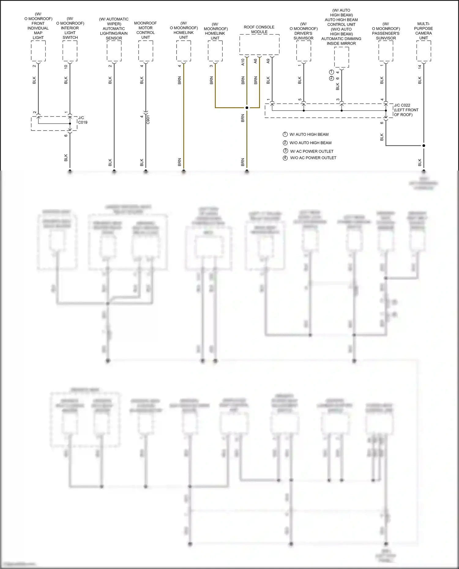 Honda Ridgeline II (2016-2021) blk wiring diagram  (14 of 137)