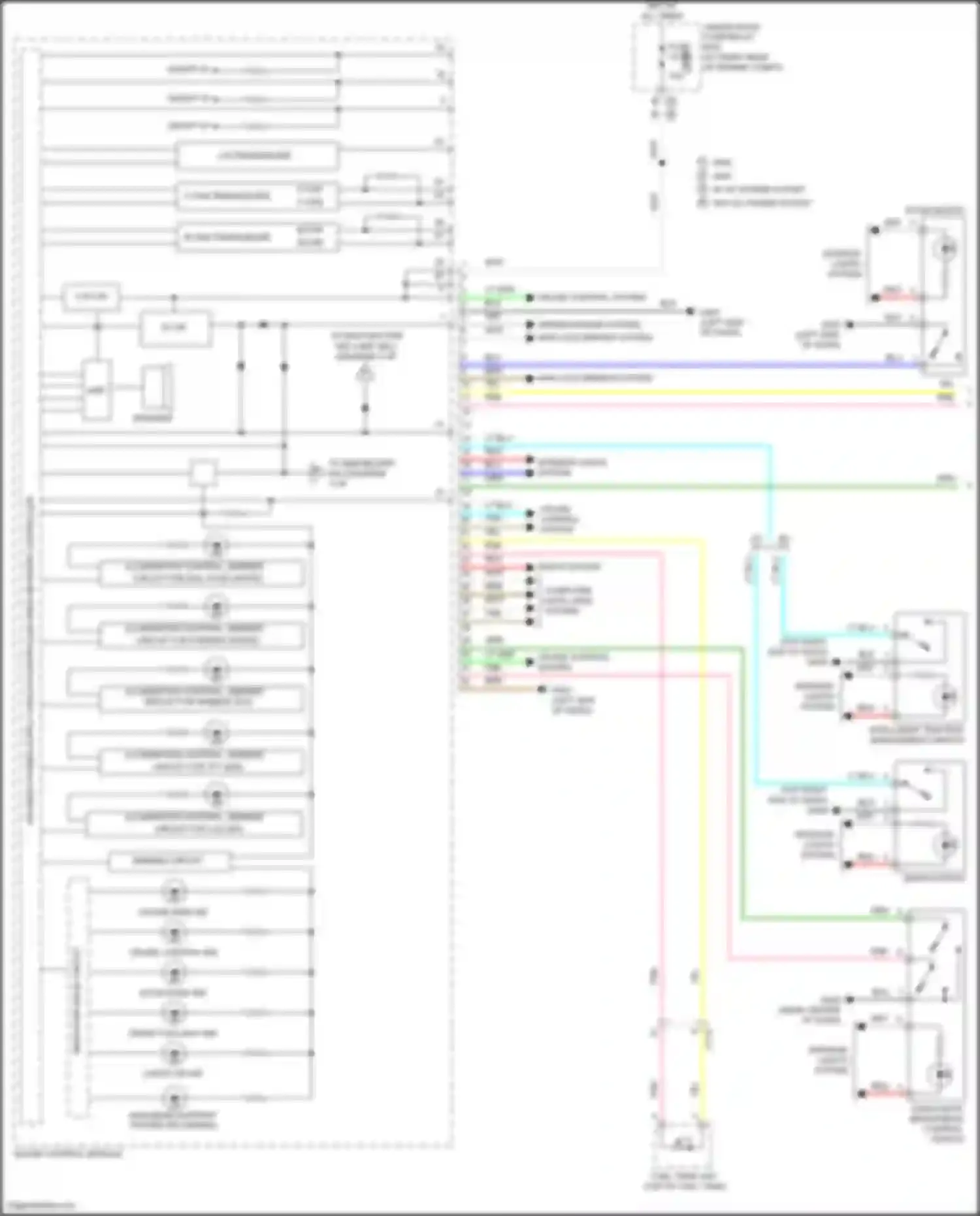 Wiring diagram circuit for ambient eco for Honda Ridgeline II (2016-2021) (1 of 1)