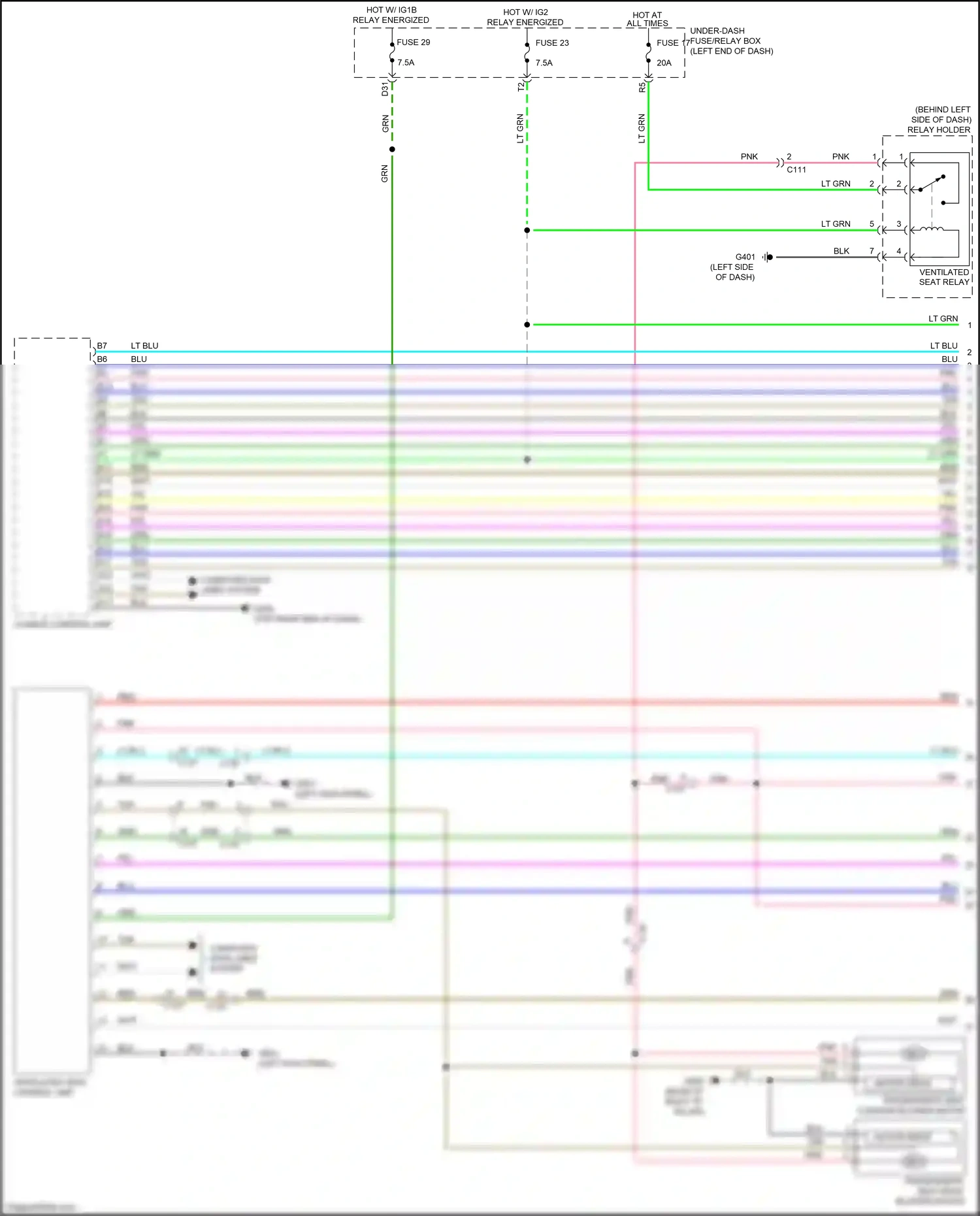 Honda Ridgeline II (2016-2021) computer data lines system wiring diagram  (61 of 83)