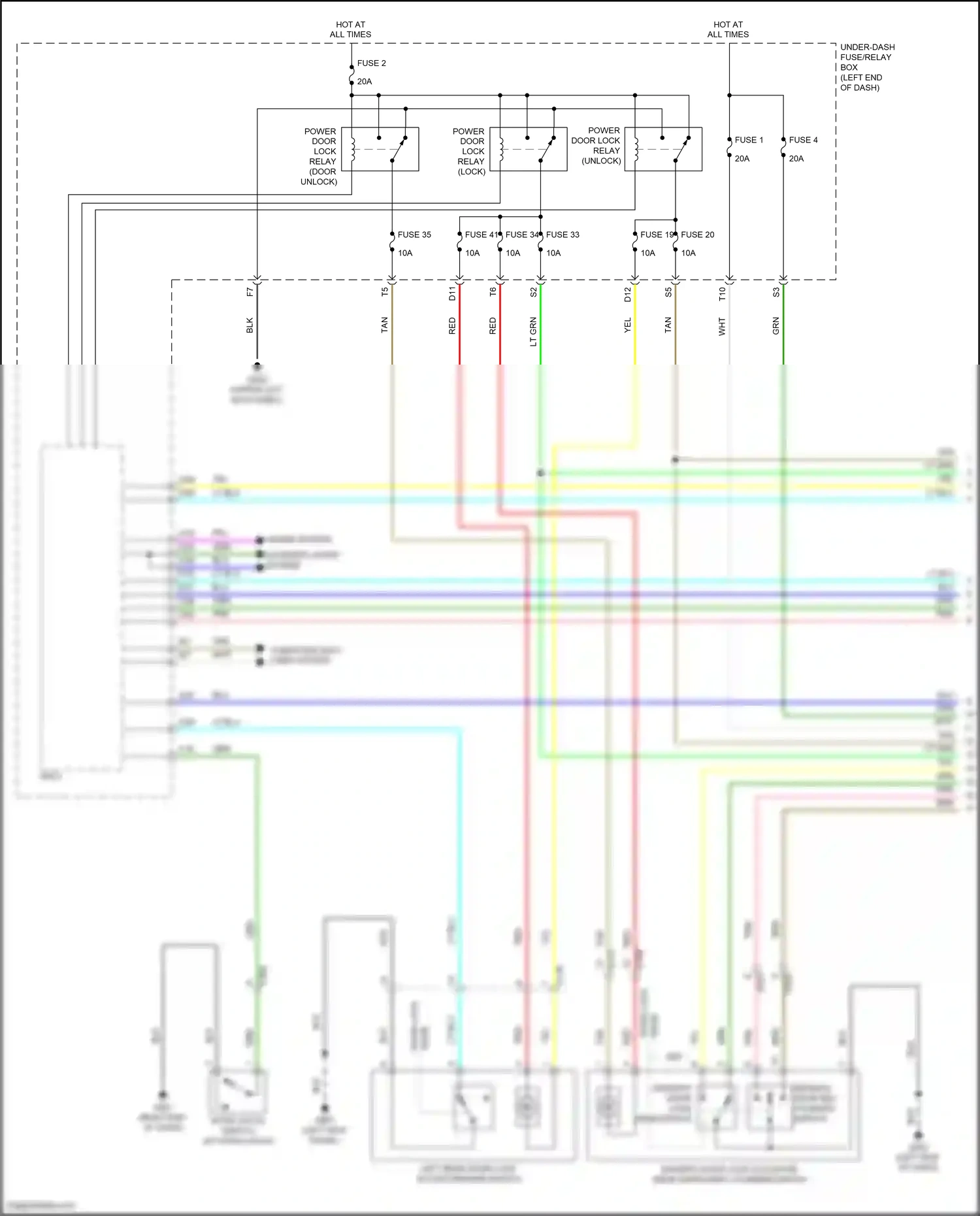 Honda Ridgeline II (2016-2021) computer data lines system wiring diagram  (71 of 83)