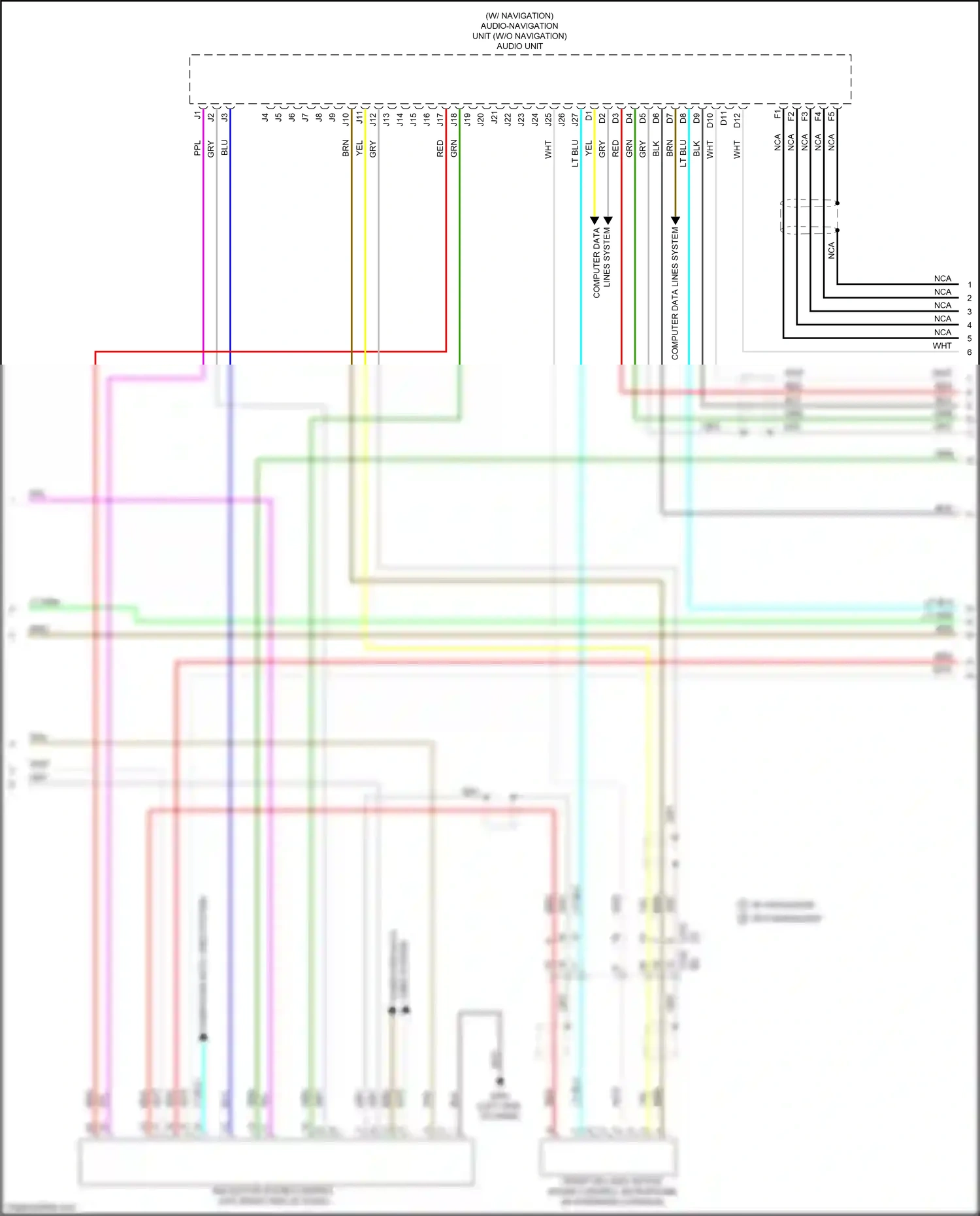 Honda Ridgeline II (2016-2021) computer data lines system wiring diagram  (59 of 83)