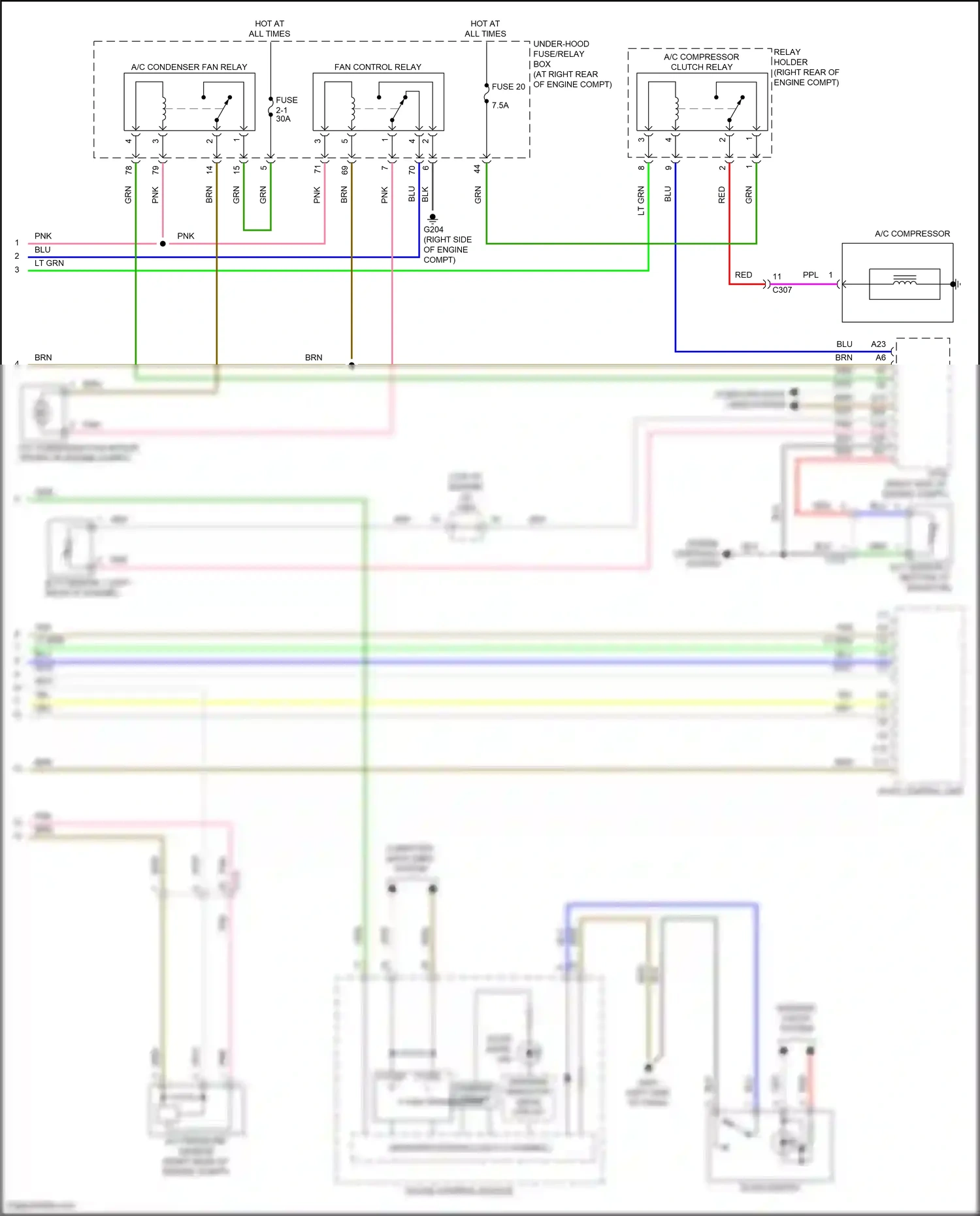 Honda Ridgeline II (2016-2021) computer data lines system wiring diagram  (2 of 83)