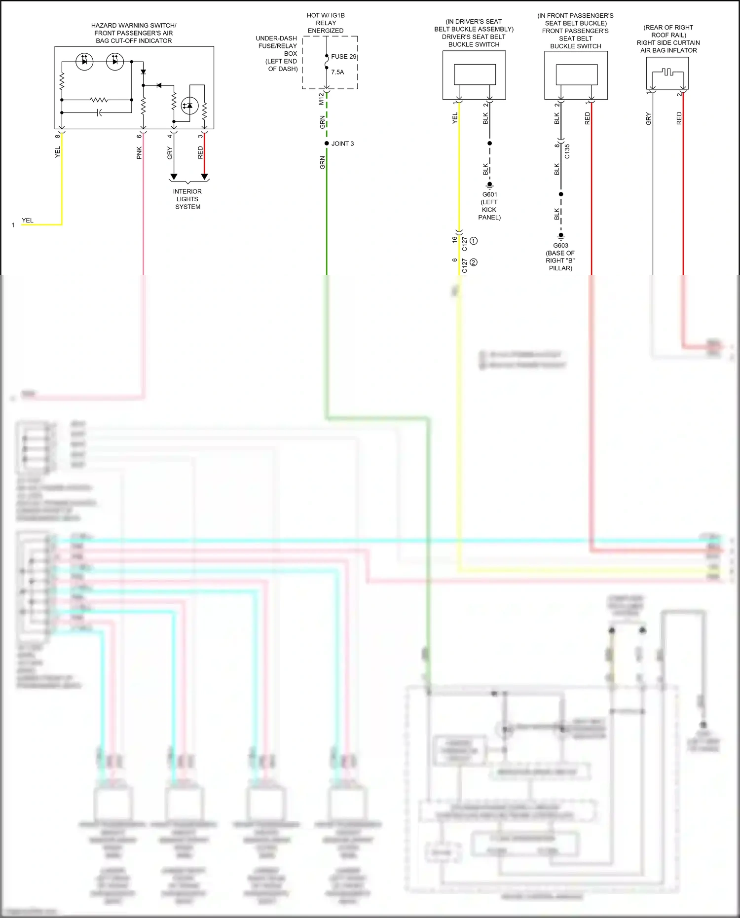 Honda Ridgeline II (2016-2021) computer data lines system wiring diagram  (40 of 83)