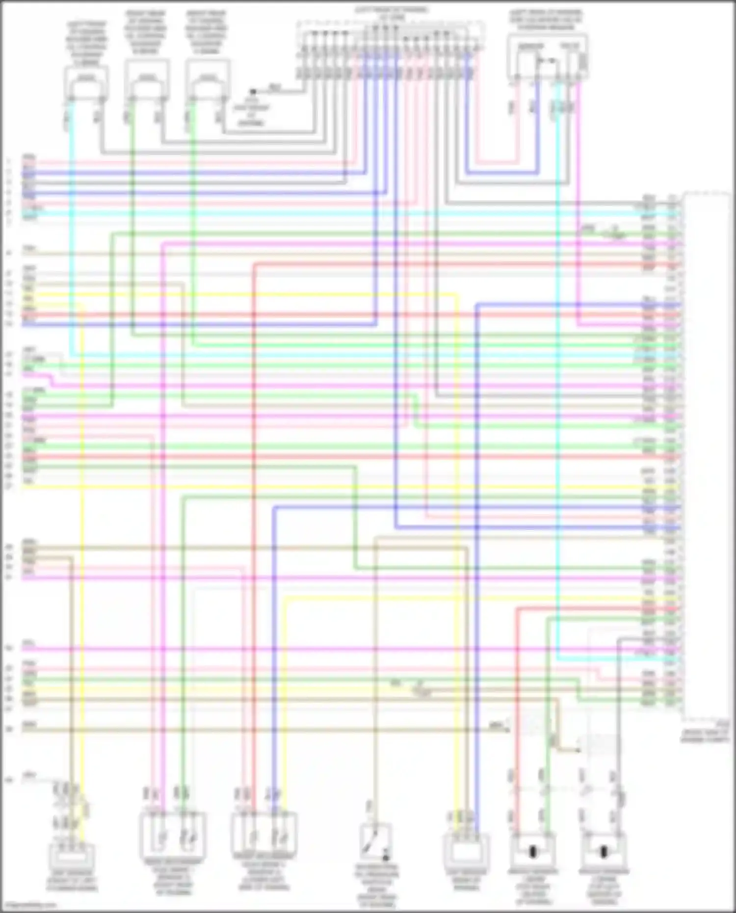 Wiring diagram egr valve/egr valve position sensor for Honda Ridgeline II (2016-2021) (1 of 1)