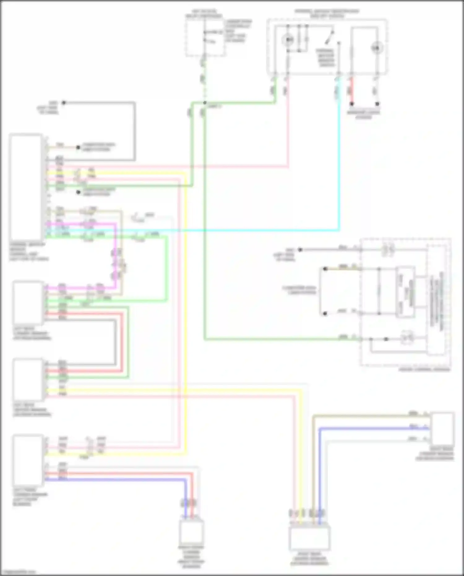 Wiring diagram f-can for Honda Ridgeline II (2016-2021) (9 of 10)