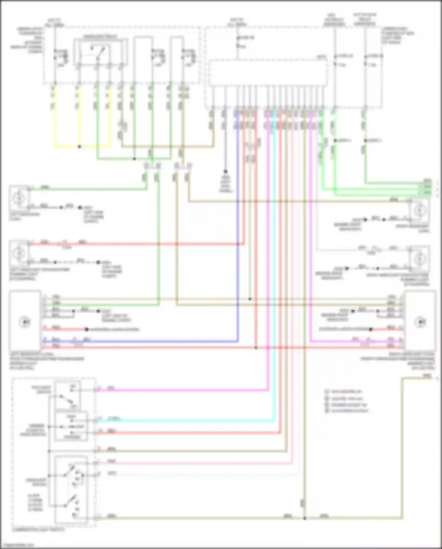 Wiring diagram fog light switch for Honda Ridgeline II (2016-2021) (1 of 1)