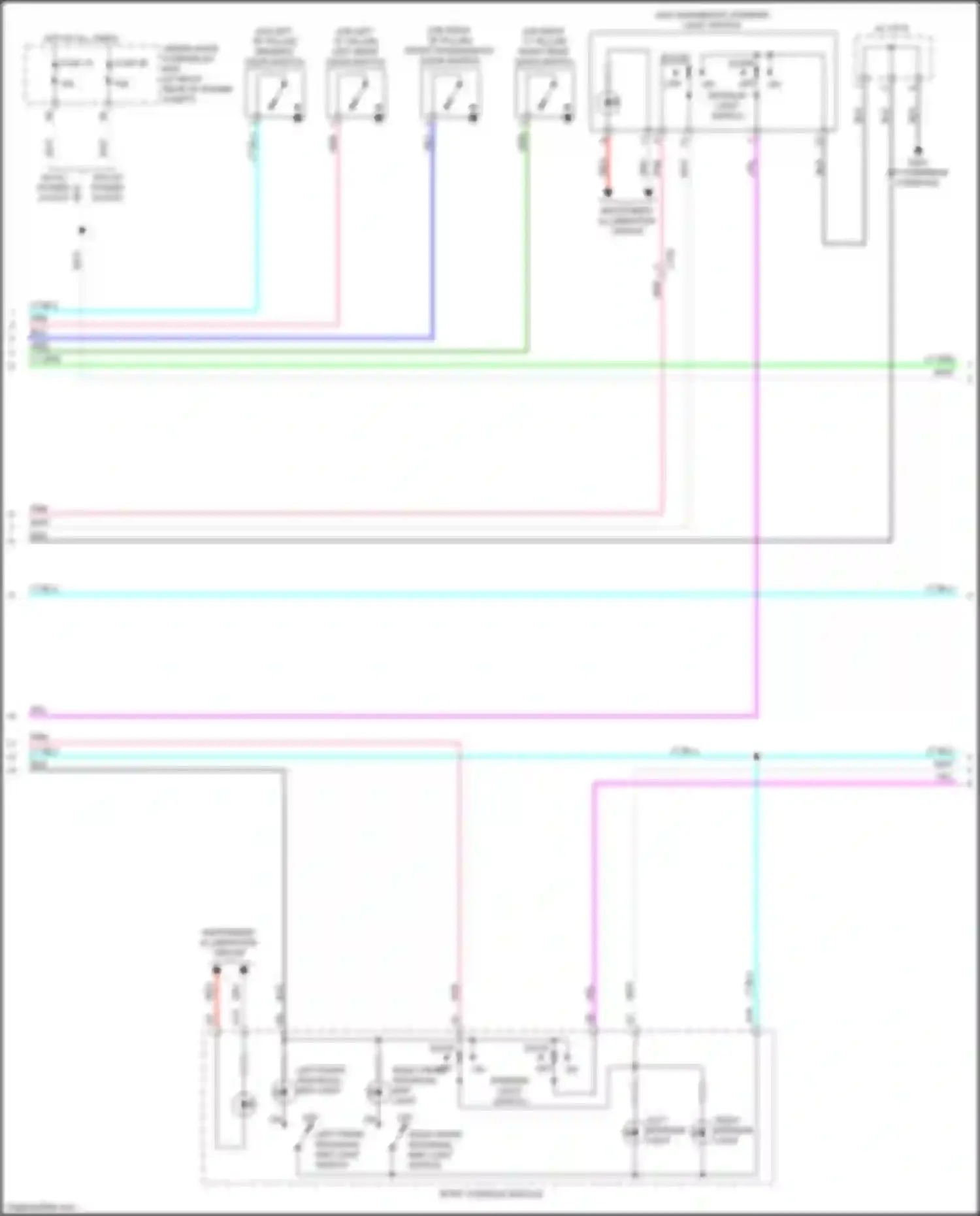 Wiring diagram fuse 15 for Honda Ridgeline II (2016-2021) (13 of 15)
