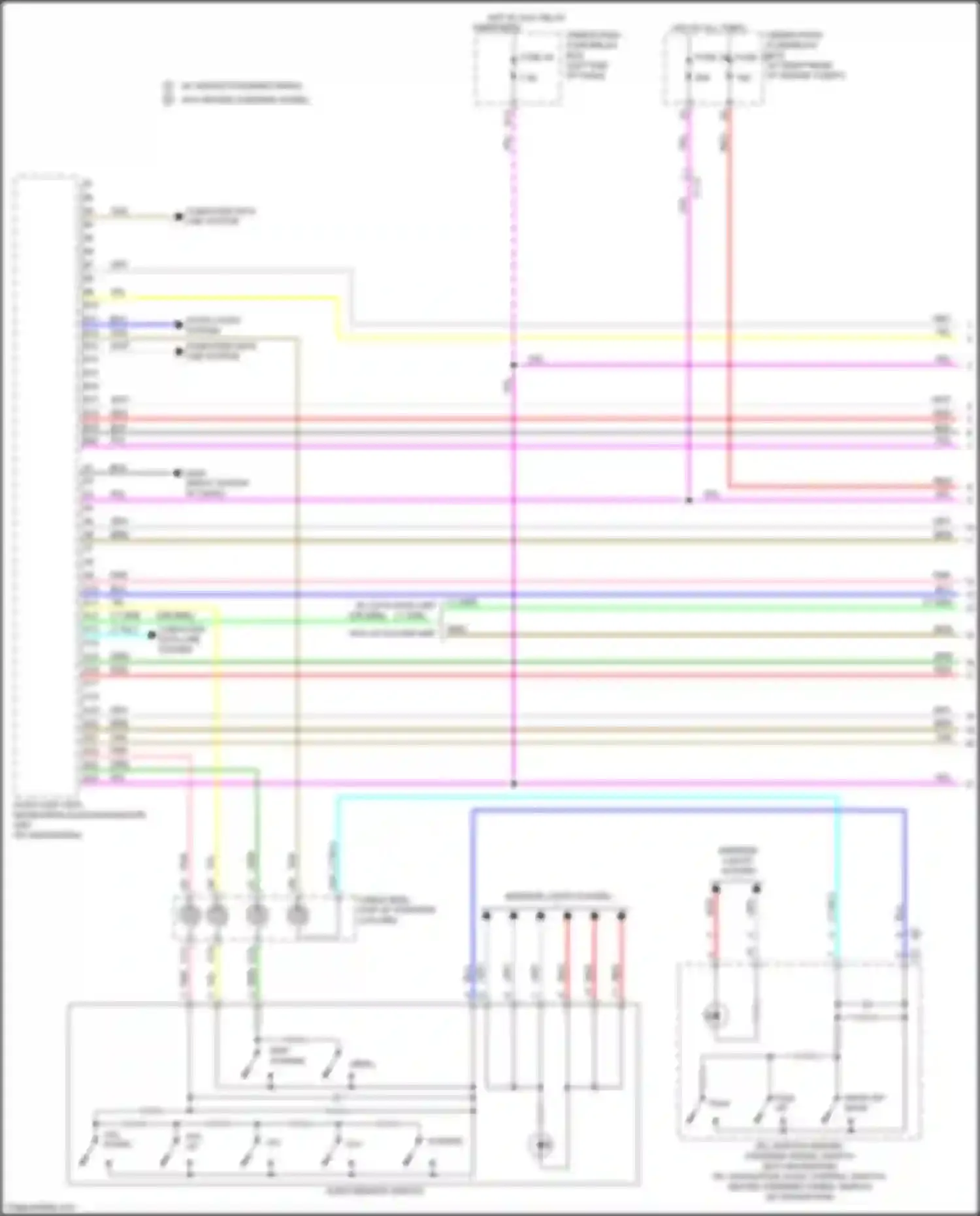 Wiring diagram fuse 40 for Honda Ridgeline II (2016-2021) (2 of 6)