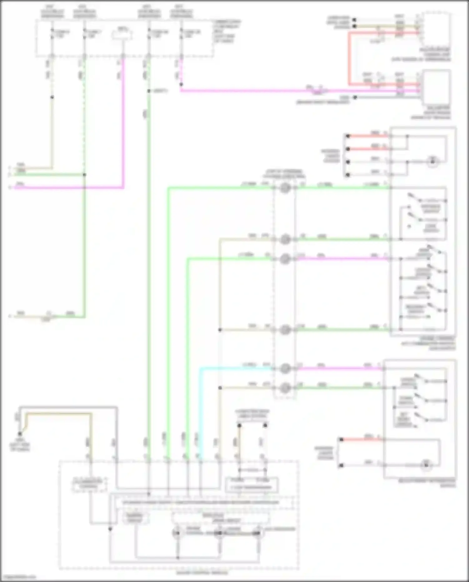 Wiring diagram gauge control module for Honda Ridgeline II (2016-2021) (4 of 36)
