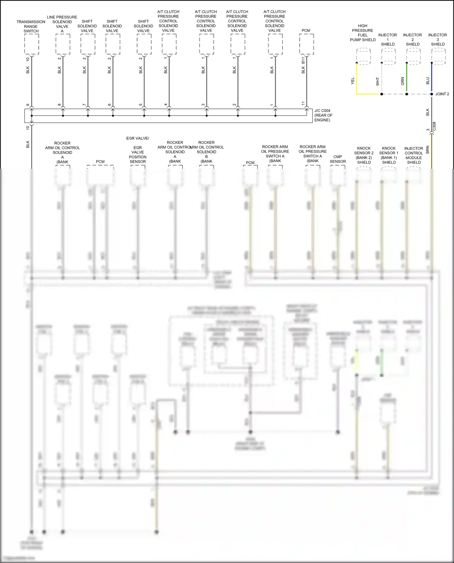 Honda Ridgeline II (2016-2021) ignition coil 2 wiring diagram  (1 of 1)