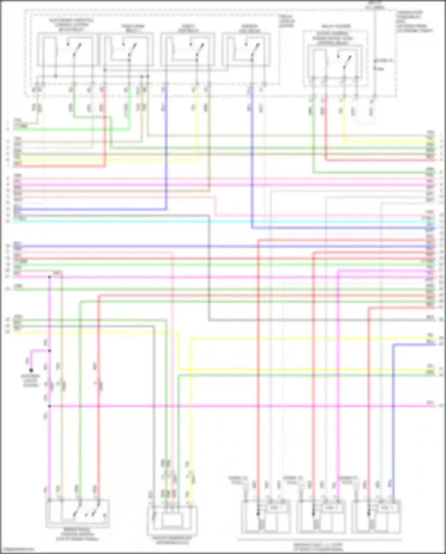 Wiring diagram ignition coil relay for Honda Ridgeline II (2016-2021) (3 of 3)