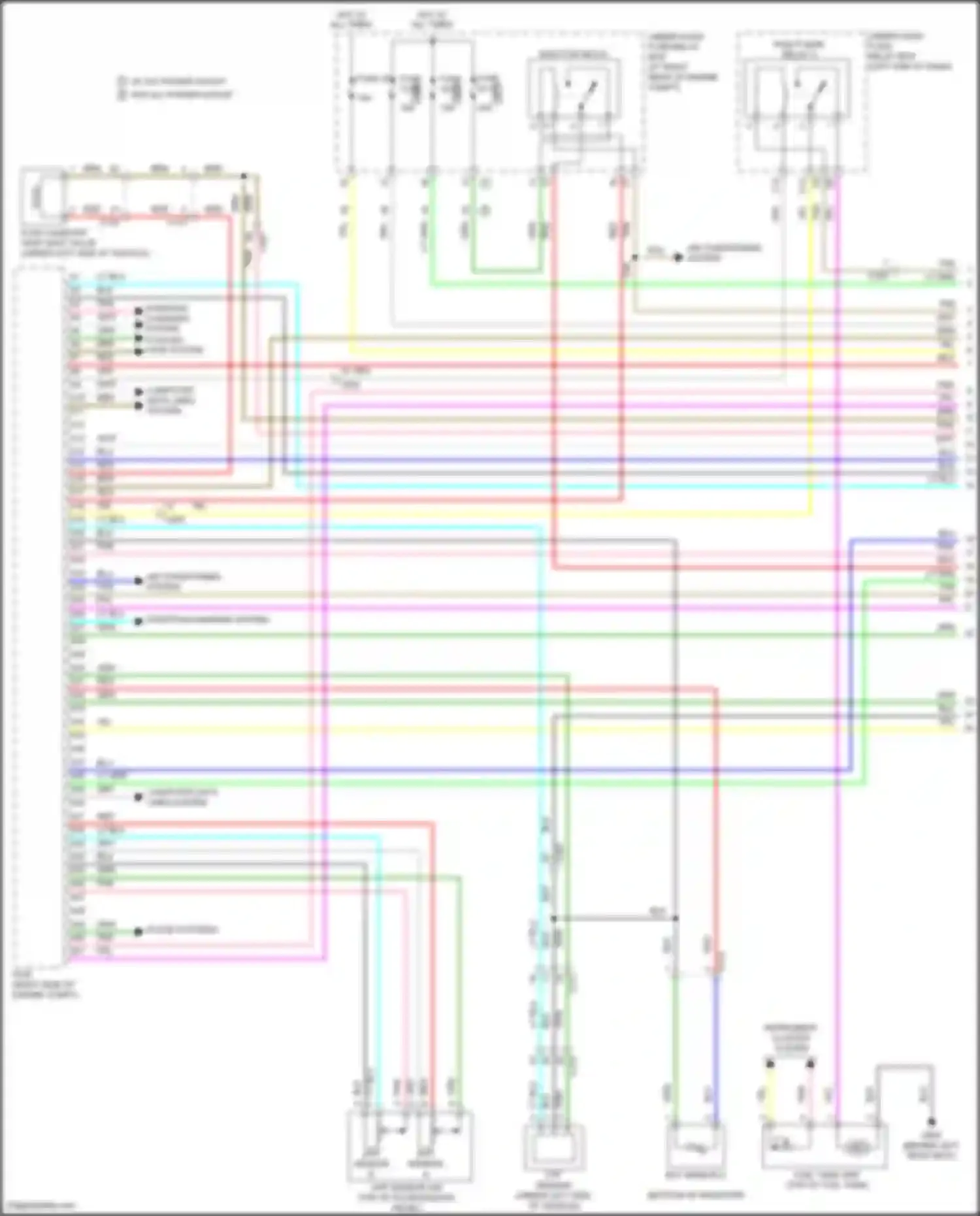 Wiring diagram injector relay for Honda Ridgeline II (2016-2021) (3 of 3)